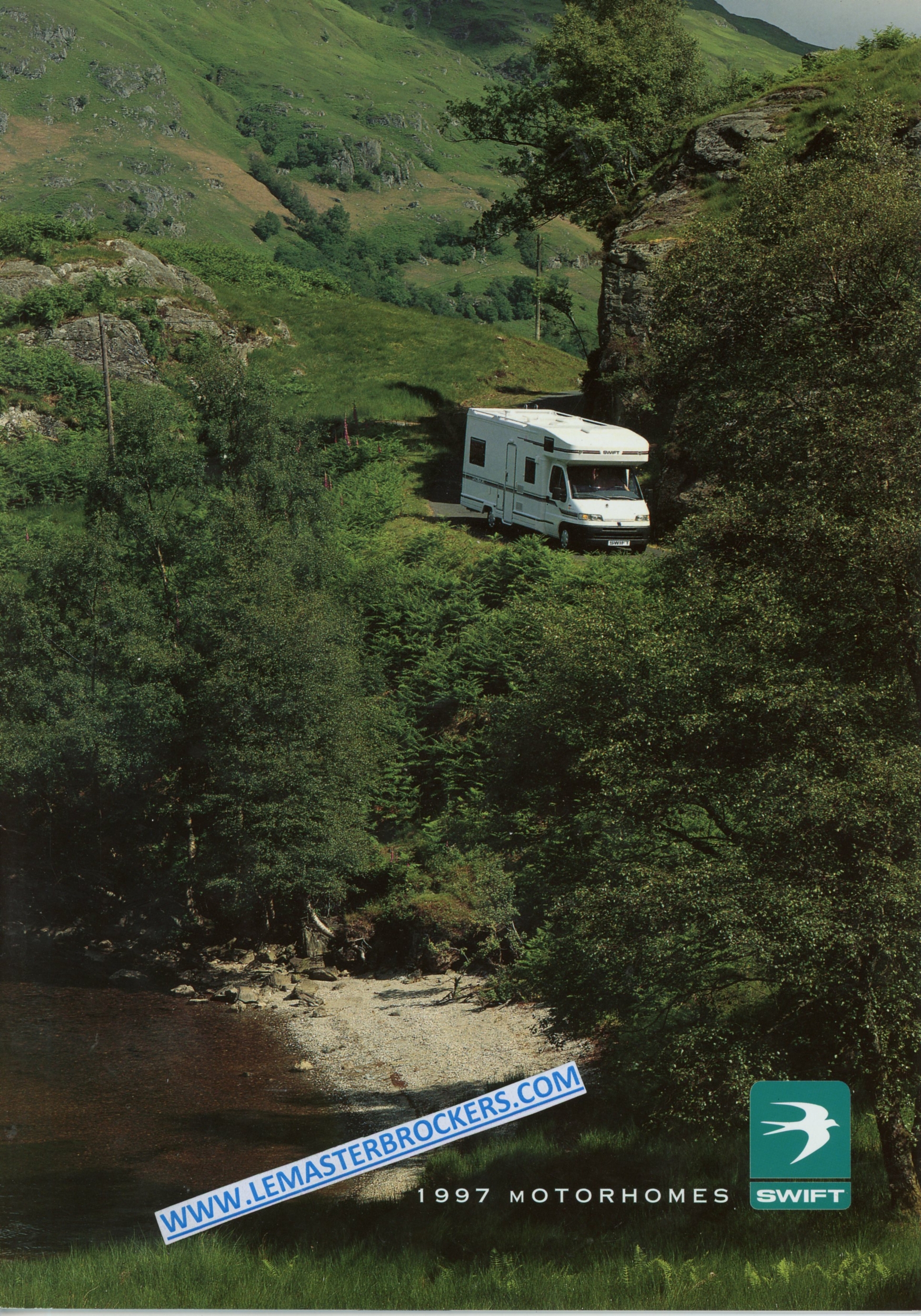 BROCHURE-camping-car-swift-1997-motorhomes-vintage-LEMASTERBROCKERS