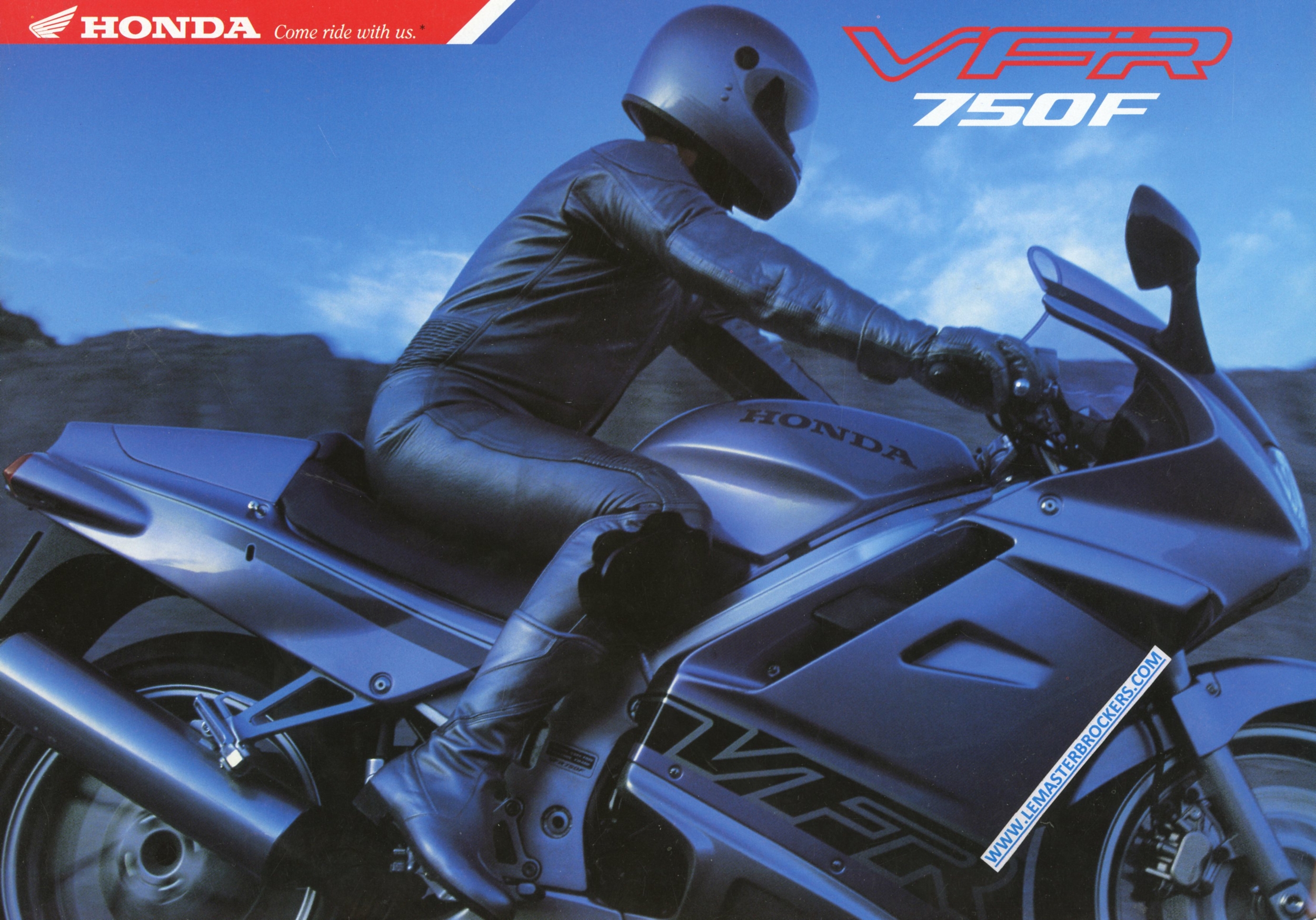 BROCHURE-MOTO-HONDA-VFR-VFR750F-1992-VFR750-LEMASTERBROCKERS