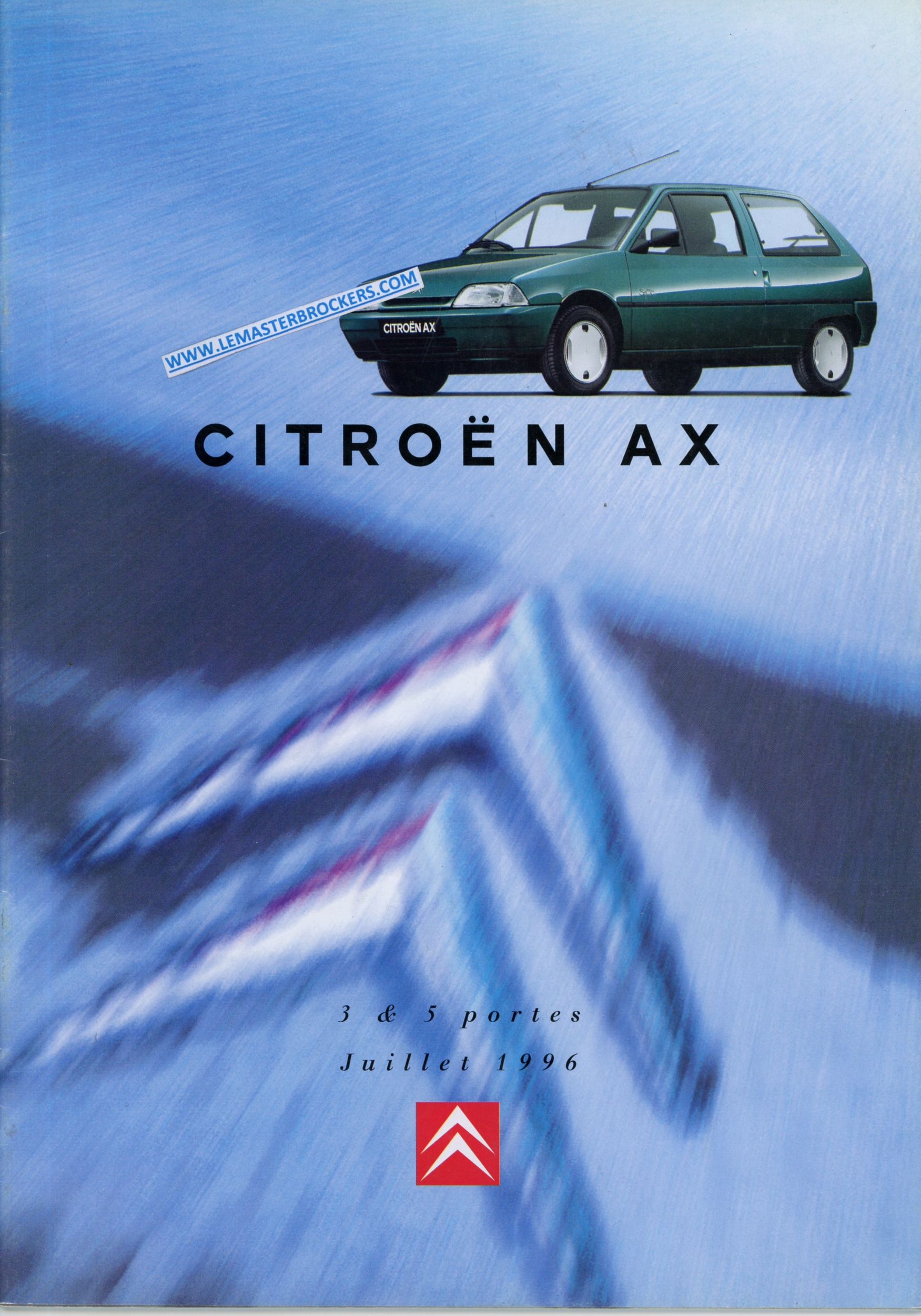 BROCHURE-CITROEN-ax-1996-spot-image-LEMASTERBROCKERS