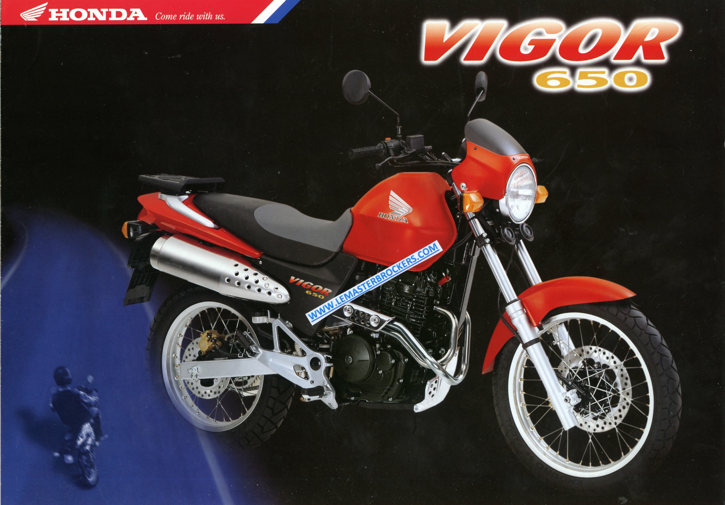 BROCHURE MOTO HONDA VIGOR 650 1998-LEMASTERBROCKERS