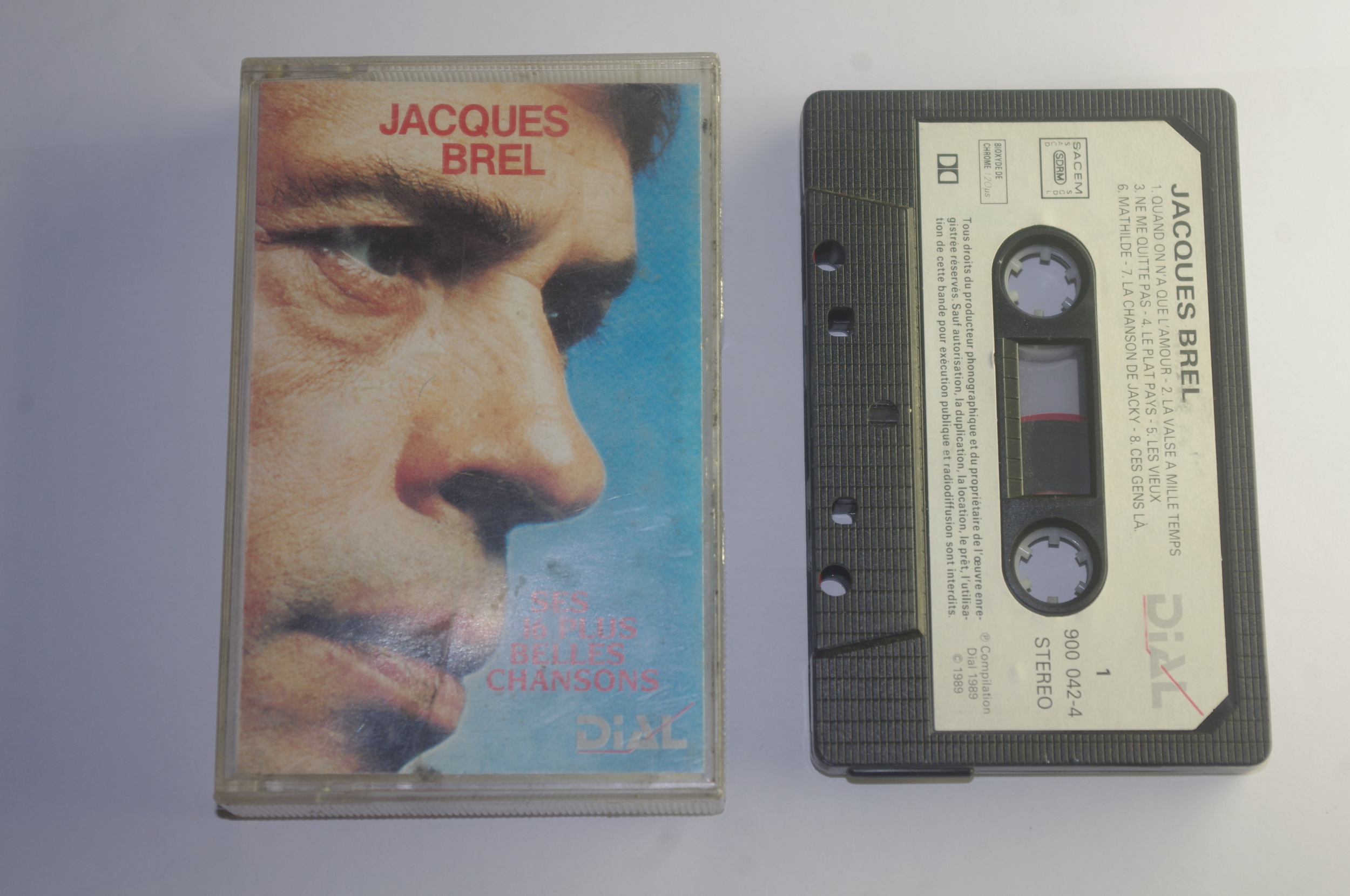 JACQUES BREL - CASSETTE AUDIO ORIGINAL