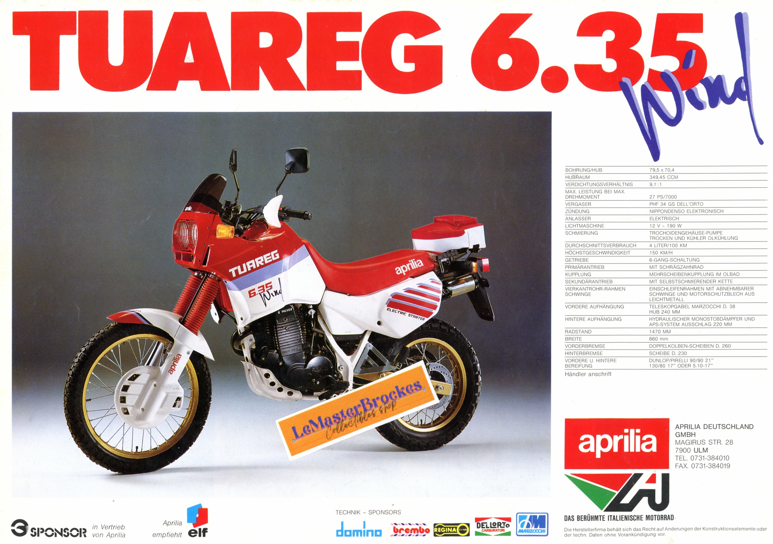 BROCHURE-MOTO-APRILIA-TUAREG-6-35-WIND-635-LEMASTERBROCKERS-BROCHURE-MOTORCYCLE