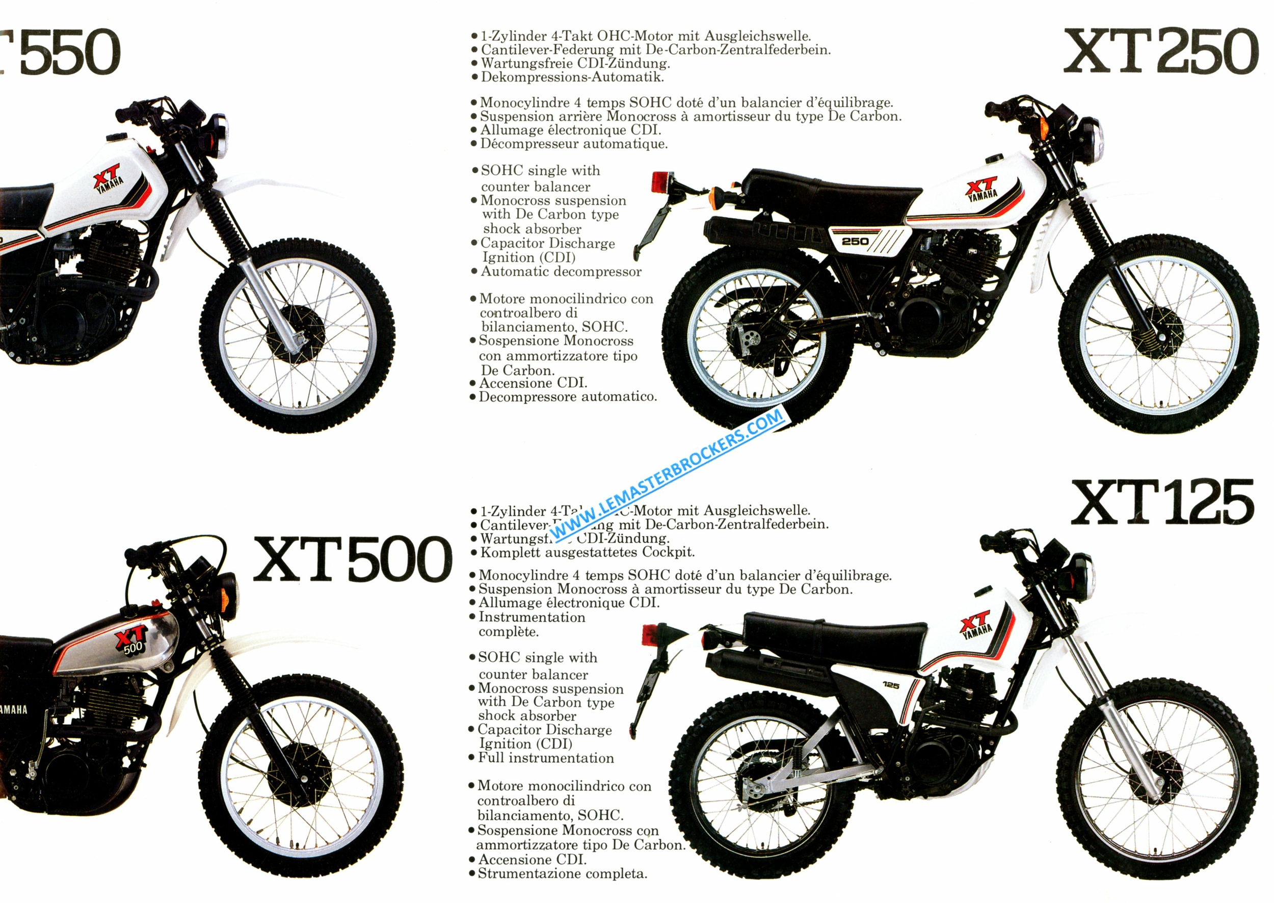 BROCHURE-MOTO-YAMAHA-XT-XT550-XT500-XT250-XT125-LEMASTERBROCKERS