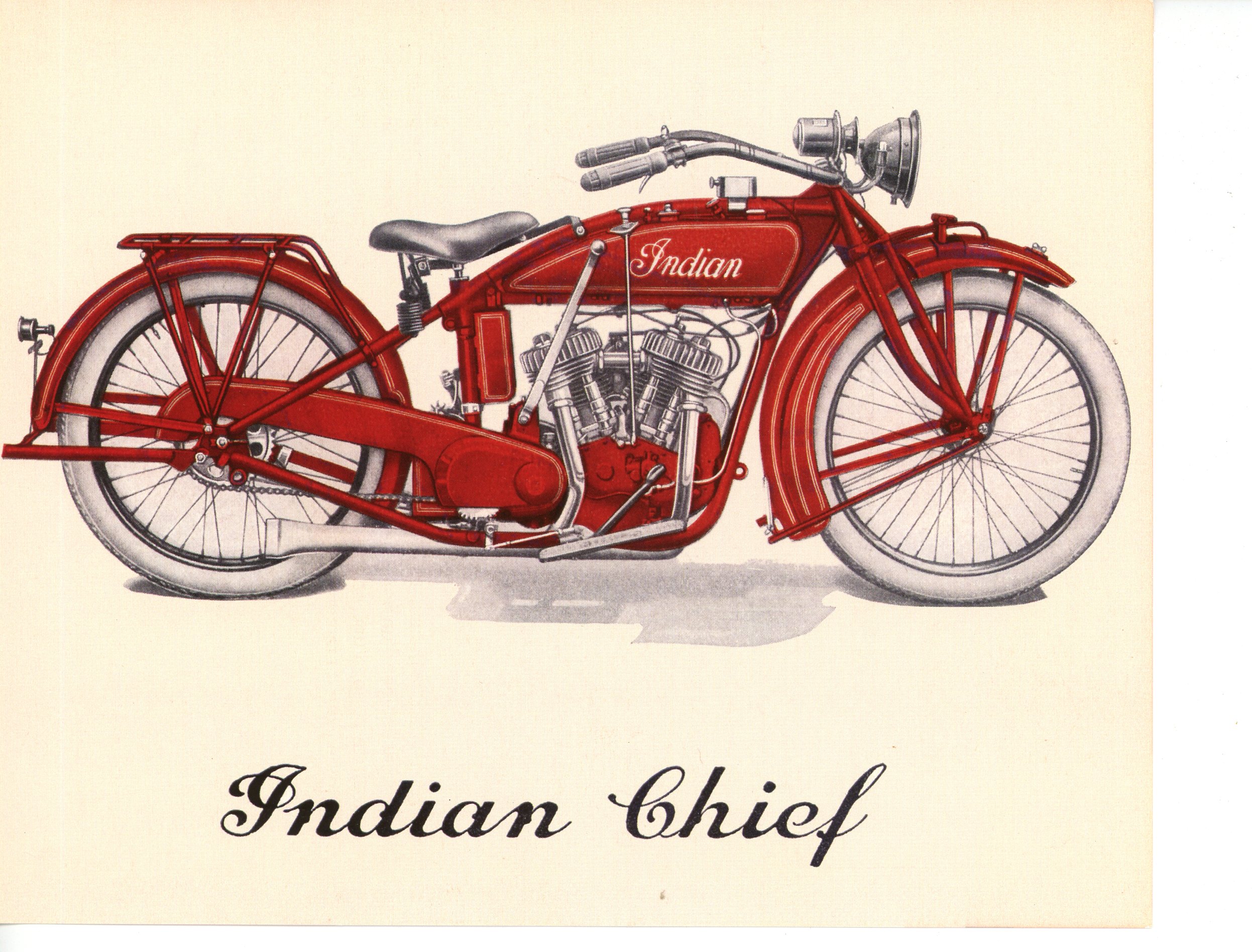 FICHE MOTO INDIAN 1200 CHIEF 1948 -LEMASTERBROCKERS