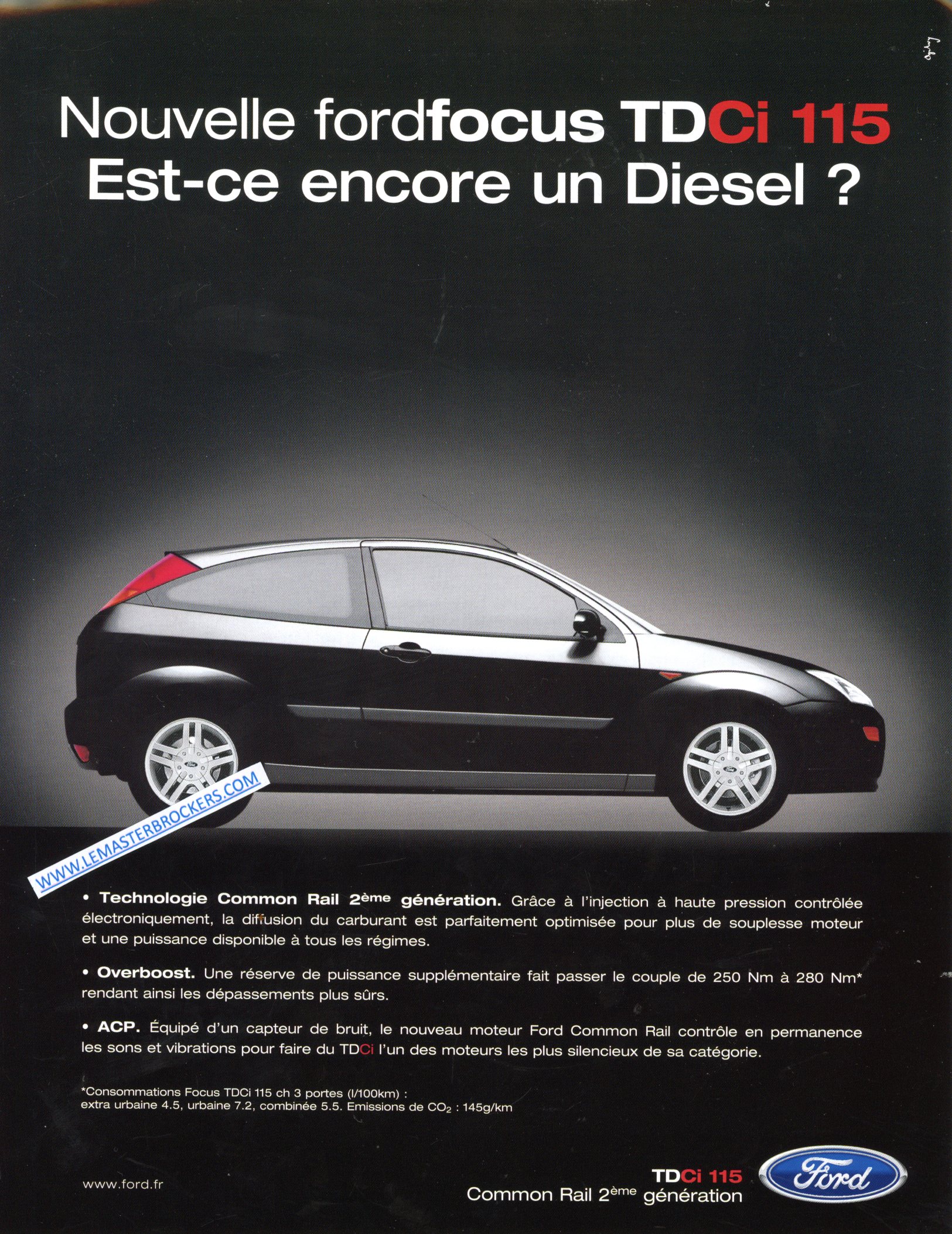PUBLICITÉ ADVERTISING FORD FOCUS TDCI  LEMASTERBROCKERS