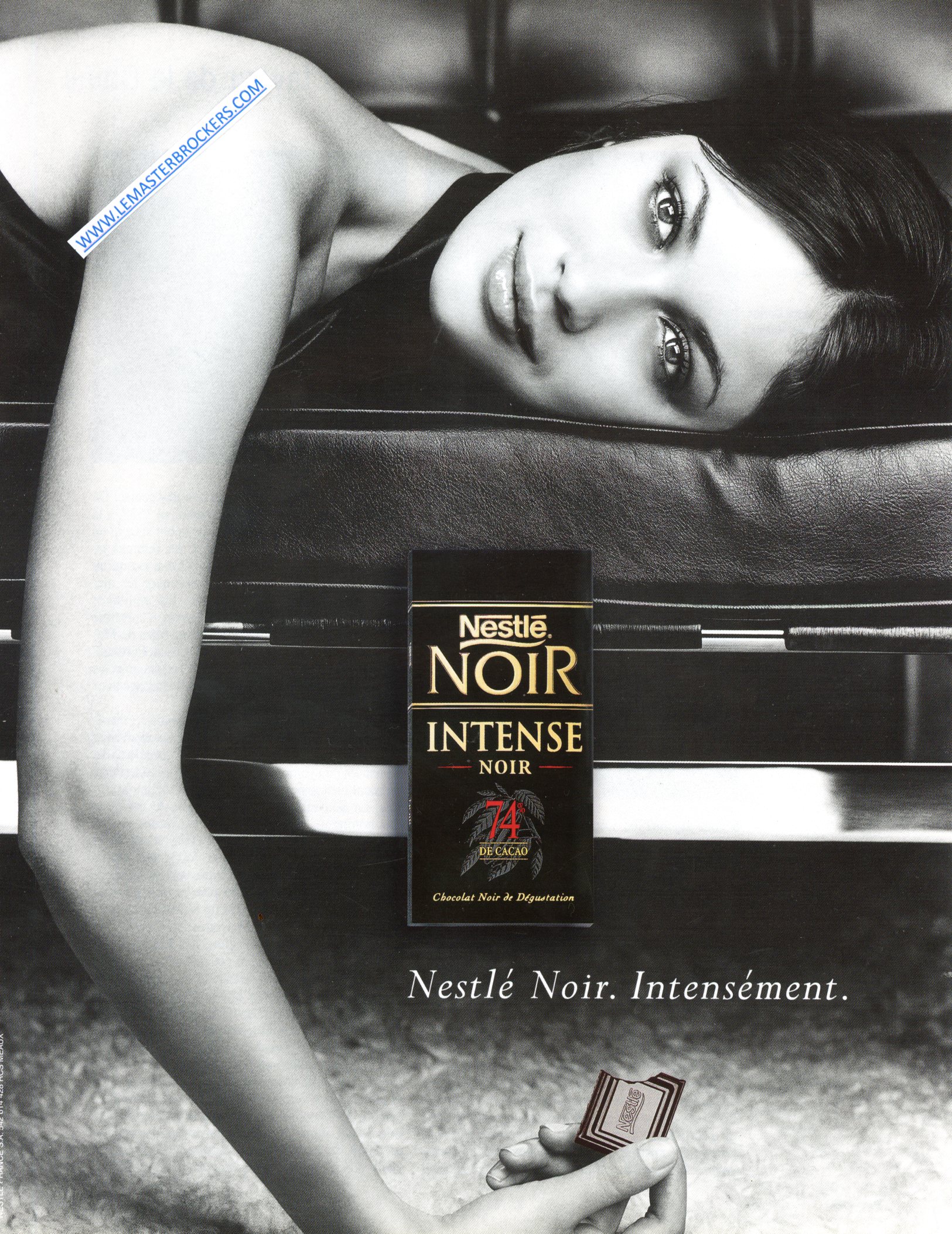 PUBLICITÉ ADVERTISING 2001 NESTLÉ NOIR INTENSE LEMASTERBROCKERS