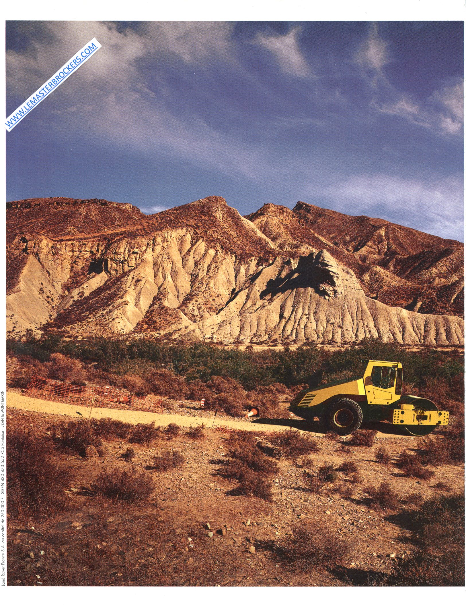 PUBLICITÉ ADVERTISING 2001 LAND ROVER DISCOVERY OUTRIDER LEMASTERBROCKERS