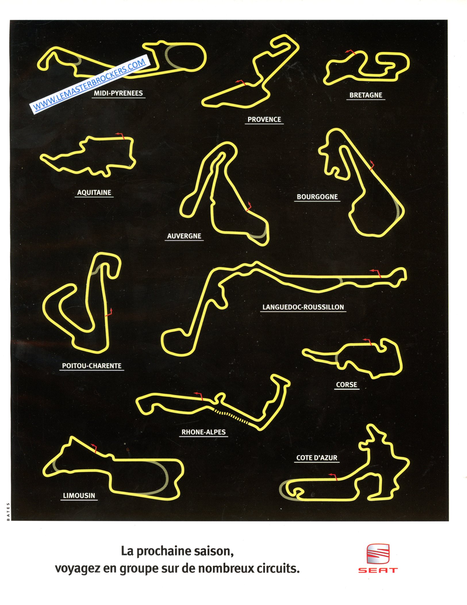 PUBLICITÉ ADVERTISING 2000 SEAT LEMASTERBROCKERS