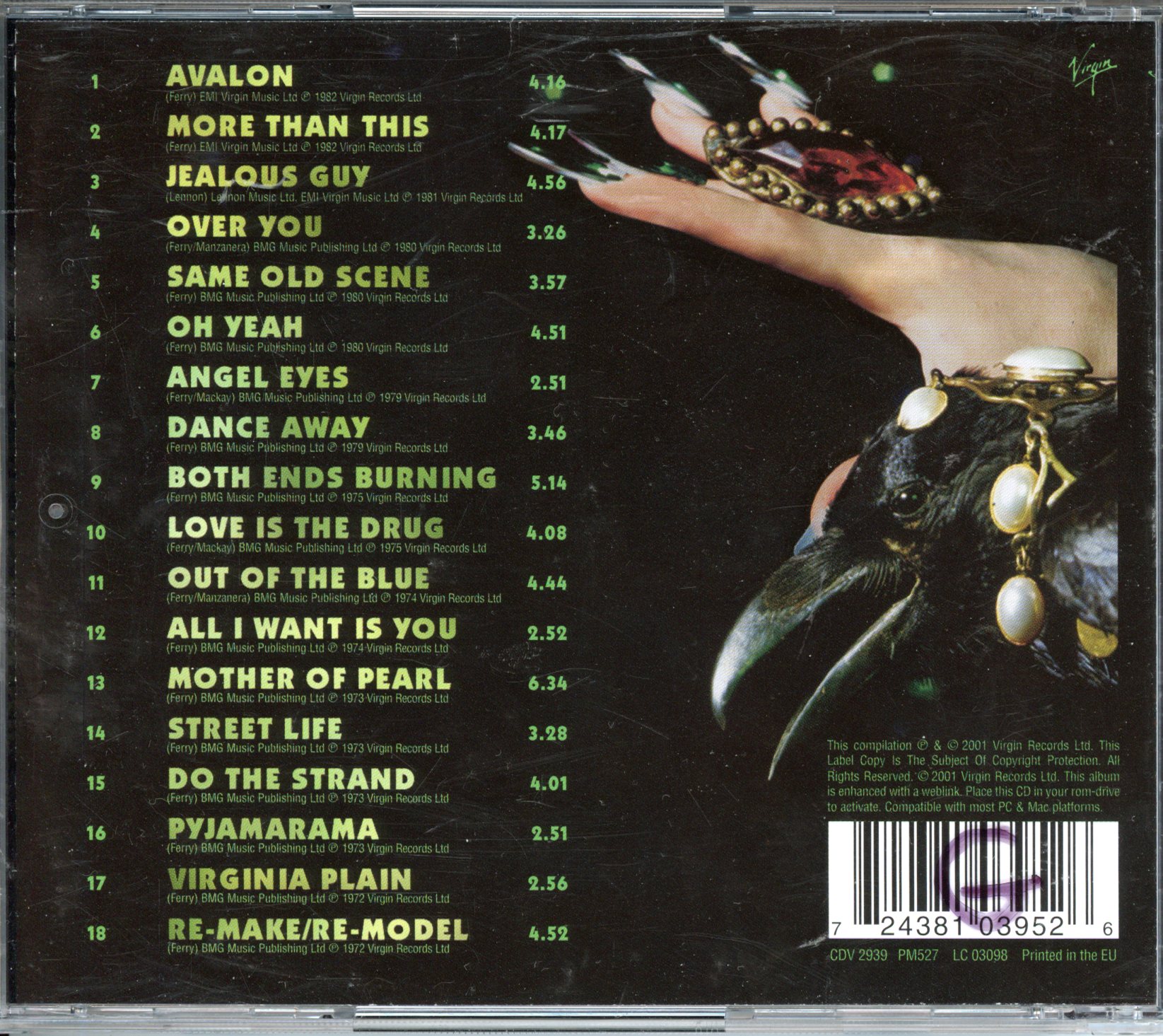 ROXY MUSIC LEMASTERBROCKERS 724381039526