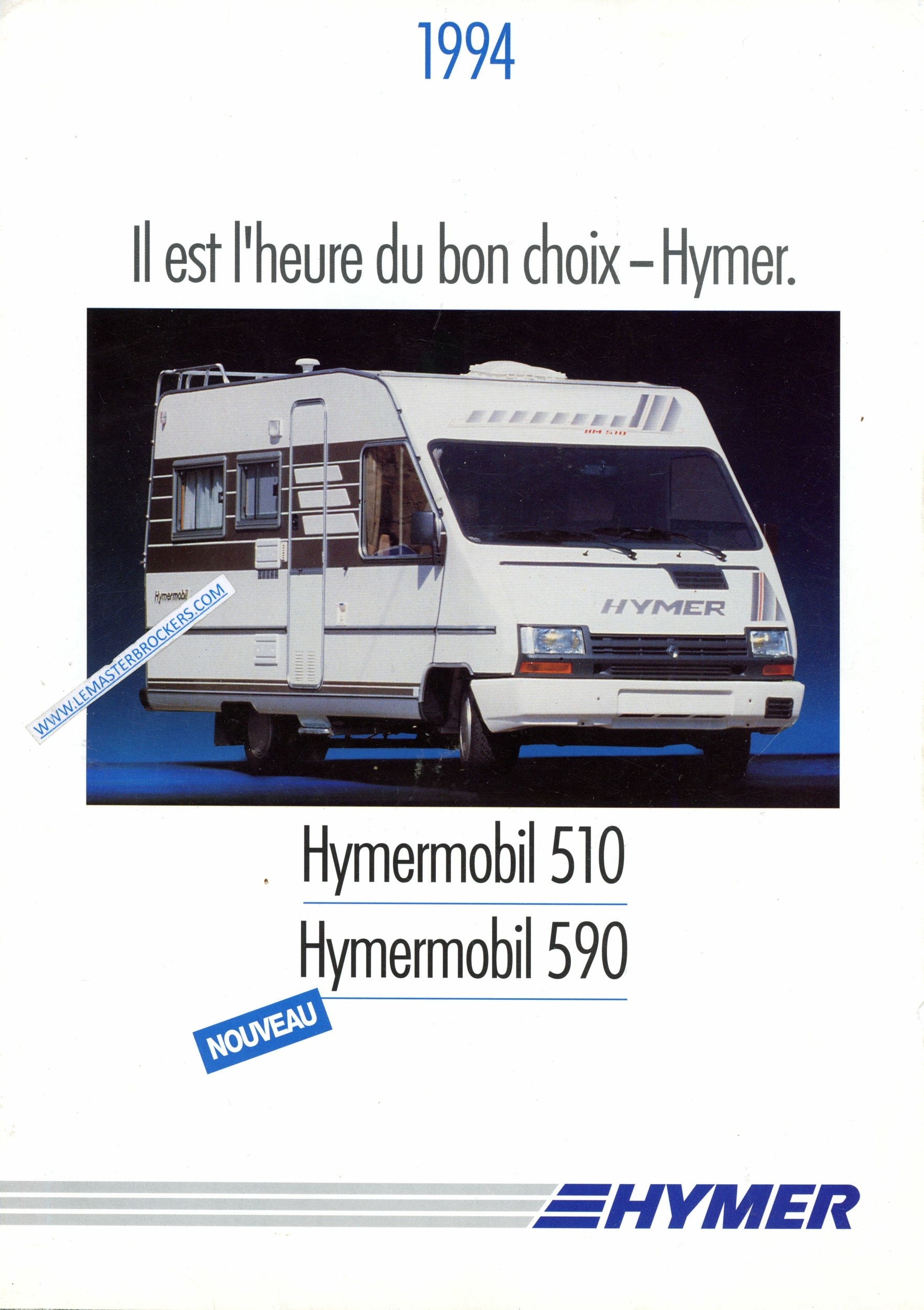 CAMPING-CAR HYMERMOBIL 510 590 1994