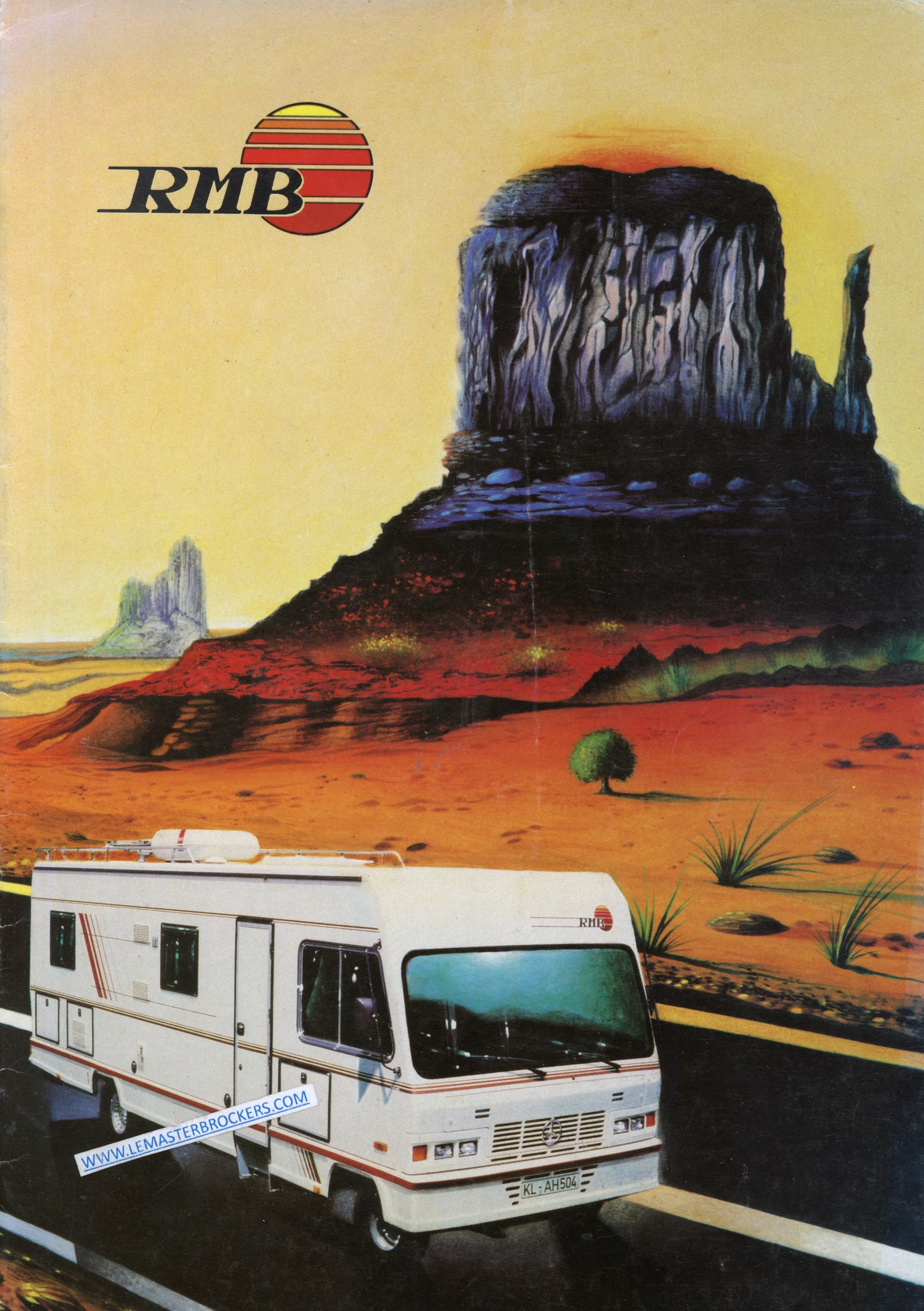 BROCHURE CAMPING-CAR RMB ORIGINALE