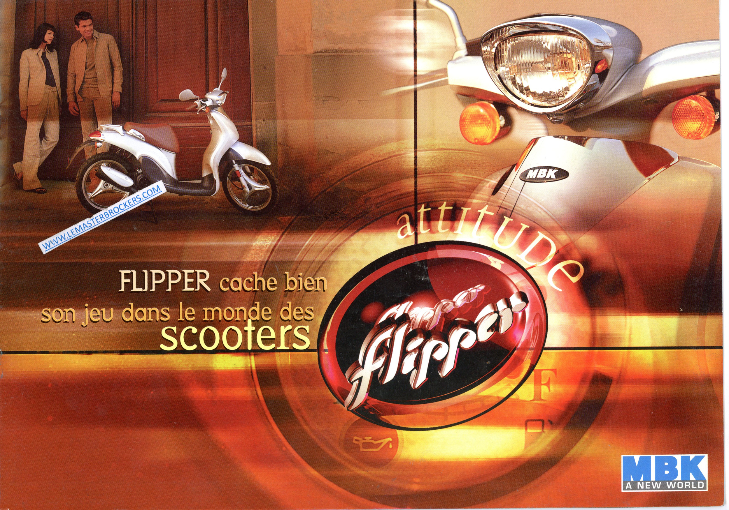 BROCHURE MBK FLIPPER 1998