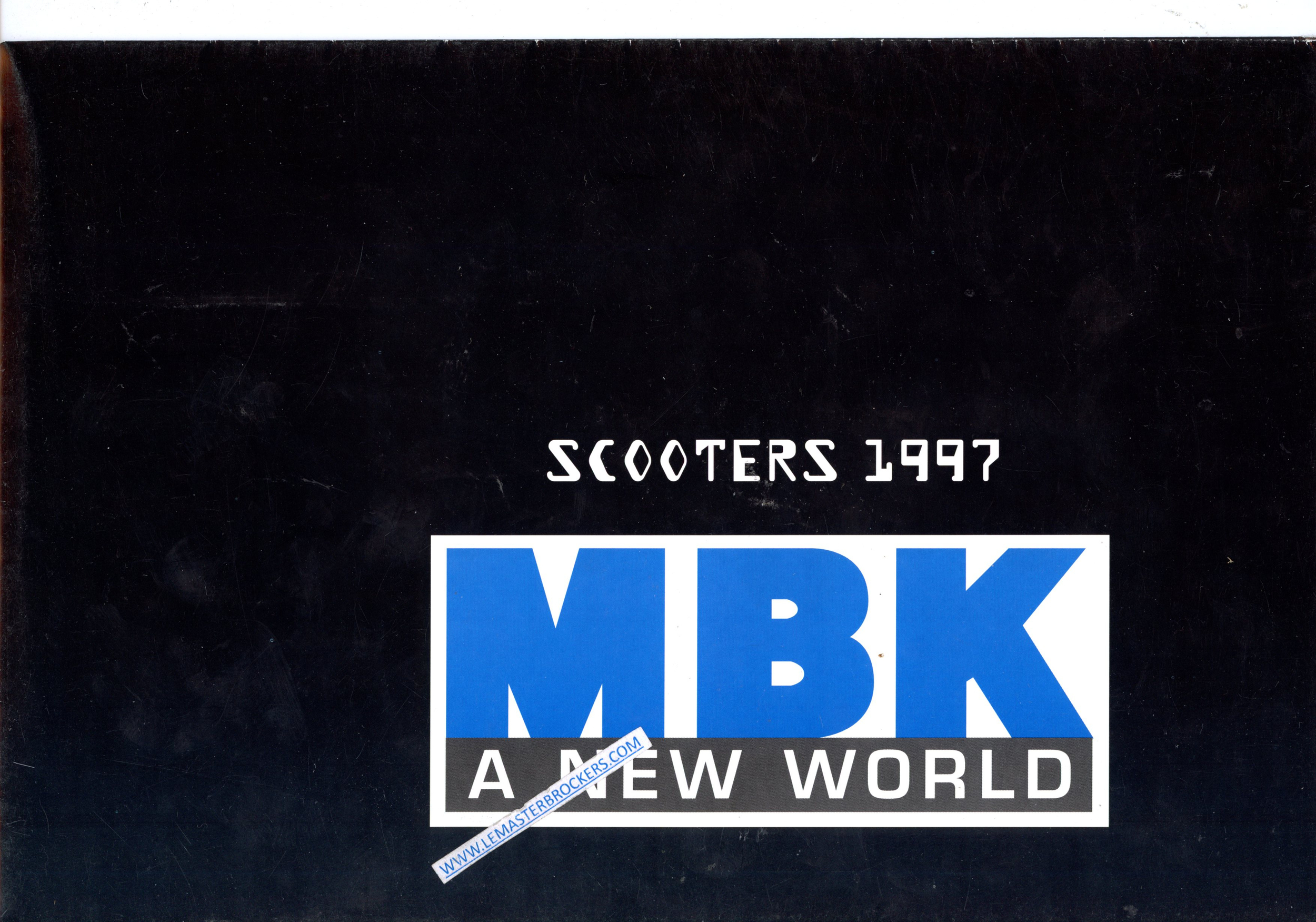 BROCHURE MBK SCOOTERS 1997 - POSTER PUBLICITAIRE