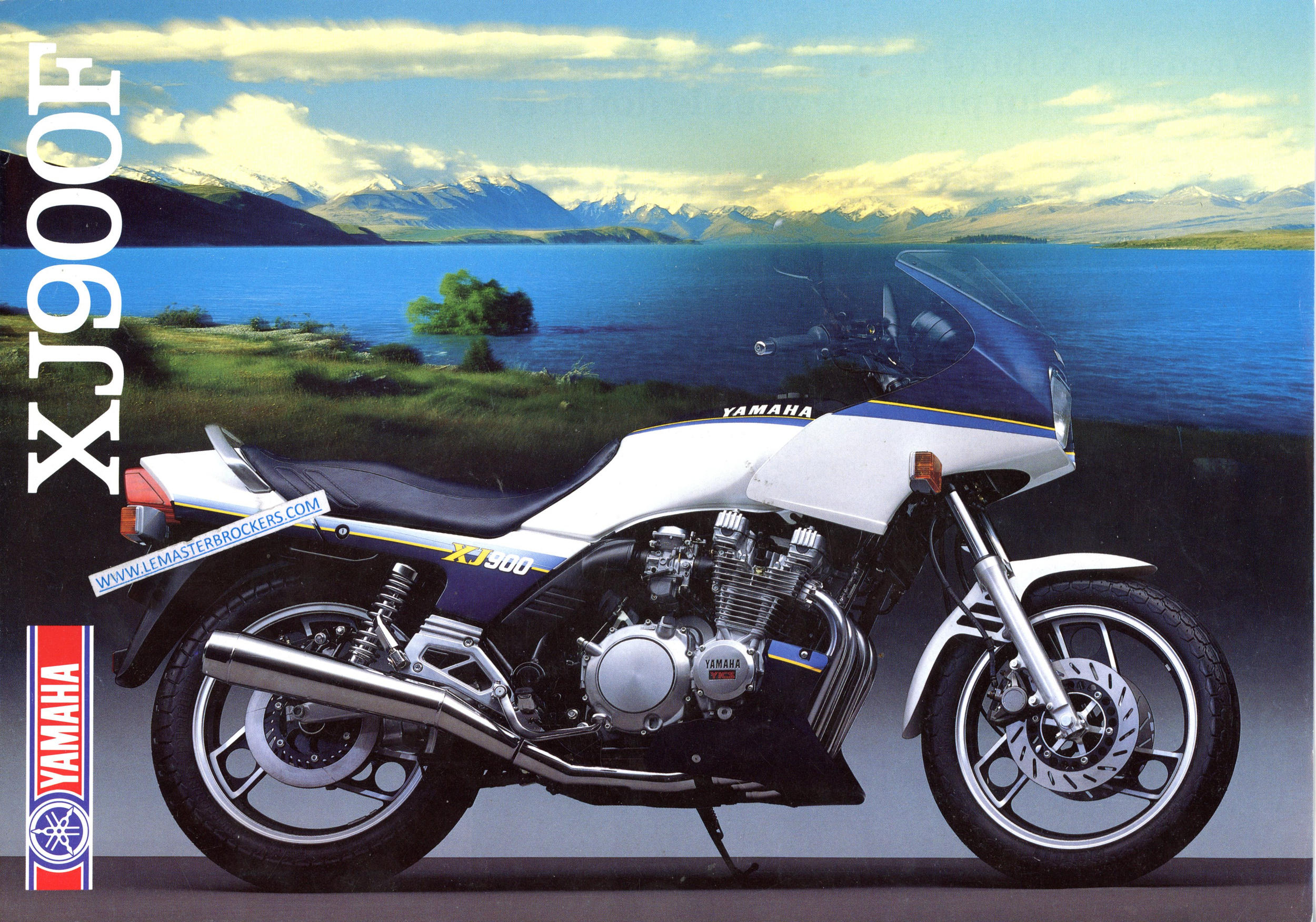 BROCHURE MOTO YAMAHA XJ900F DE 1987