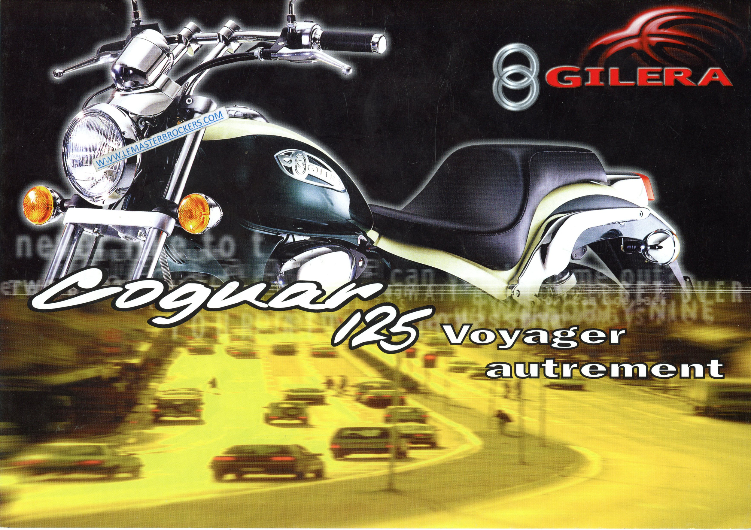 BROCHURE MOTO GILERA COGUAR 125