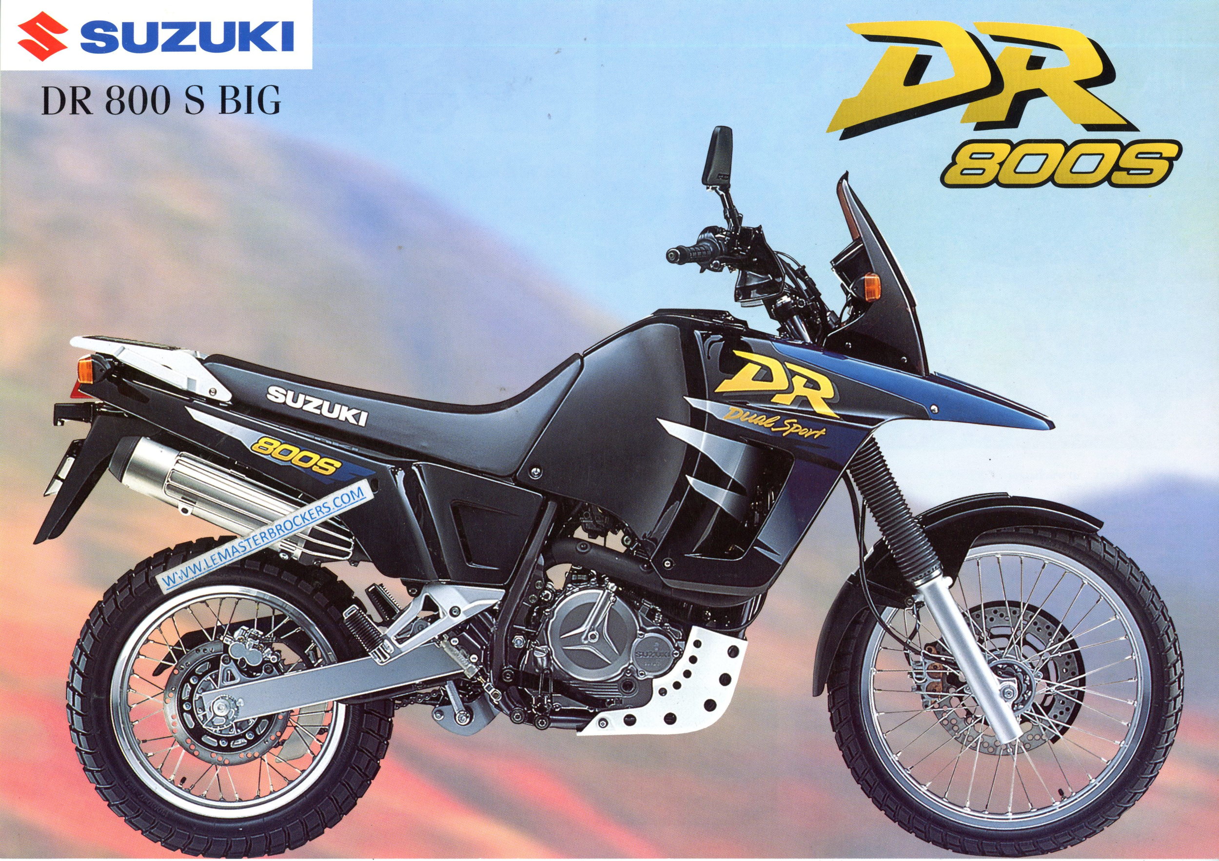 BROCHURE MOTO SUZUKI DR800S BIG 1998