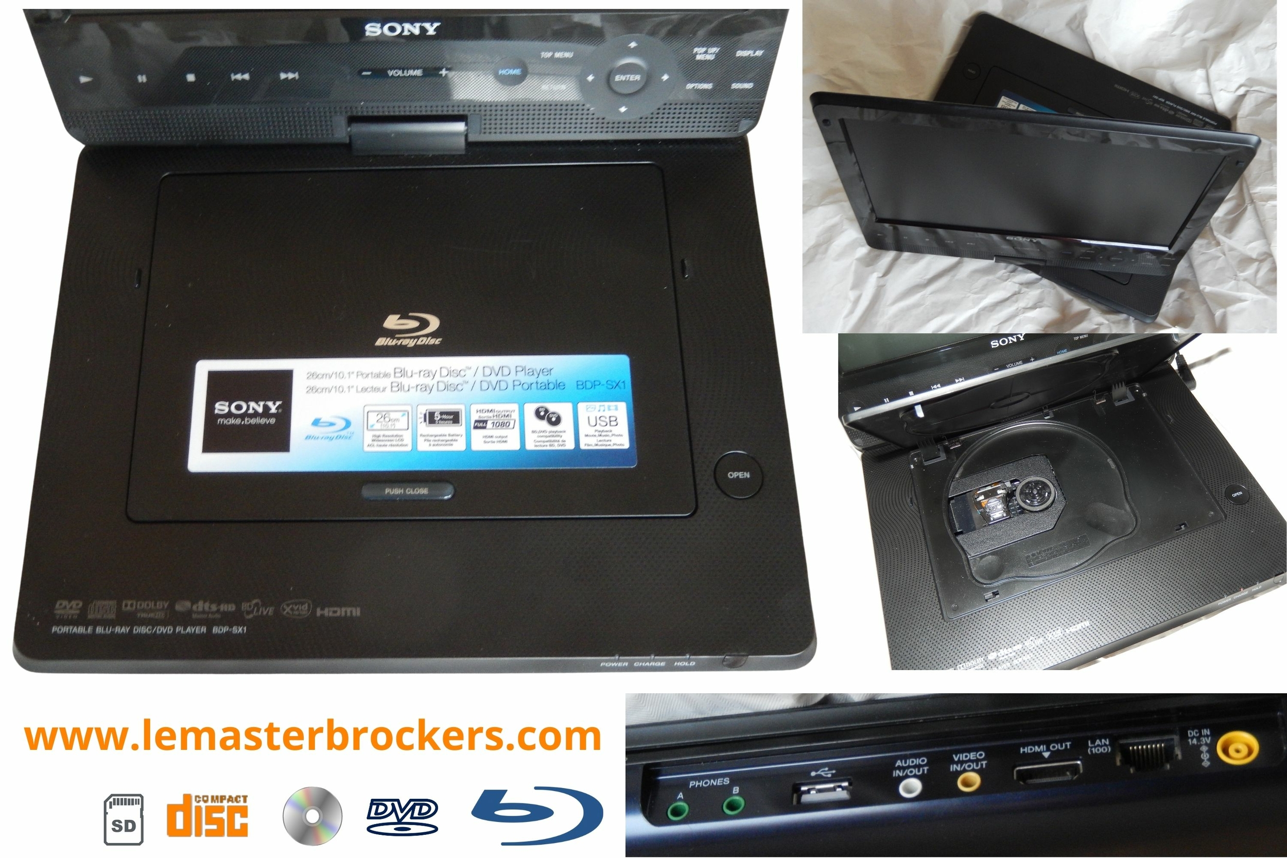 SONY BDP-SX1 - LECTEUR PORTABLE DVD BLU-RAY