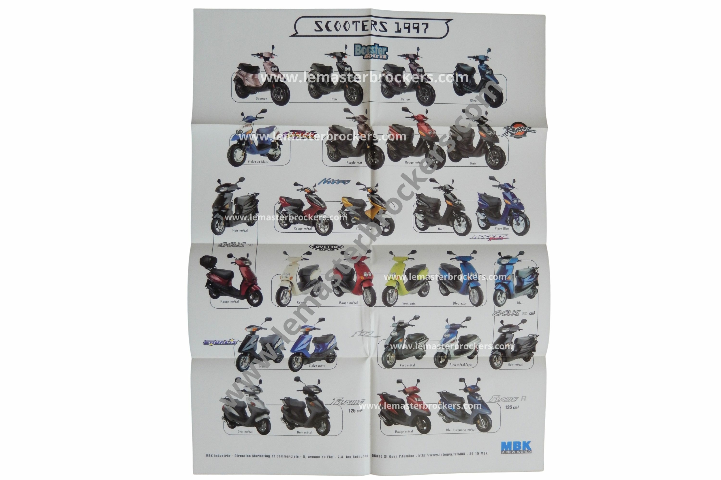 BROCHURE-MBK-SCOOTER-1997-BOOSTER-LEMASTERBROCKERS