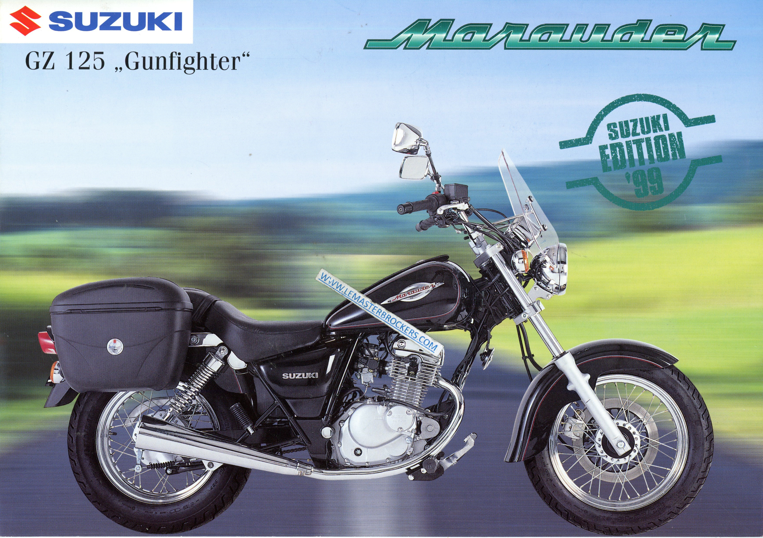 BROCHURE MOTO SUZUKI VZ800 MARAUDER 1999