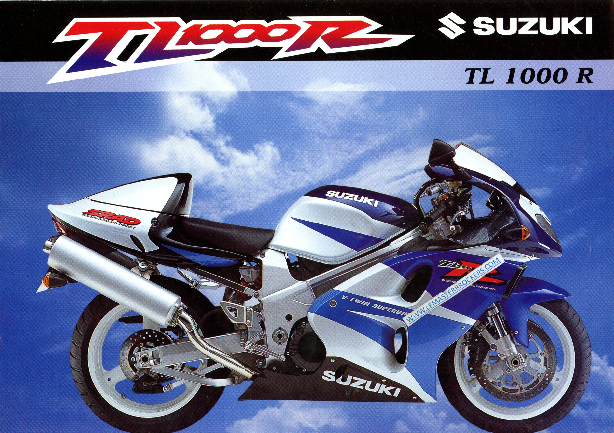 BROCHURE MOTO SUZUKI TL 1000 R TL1000R 1998