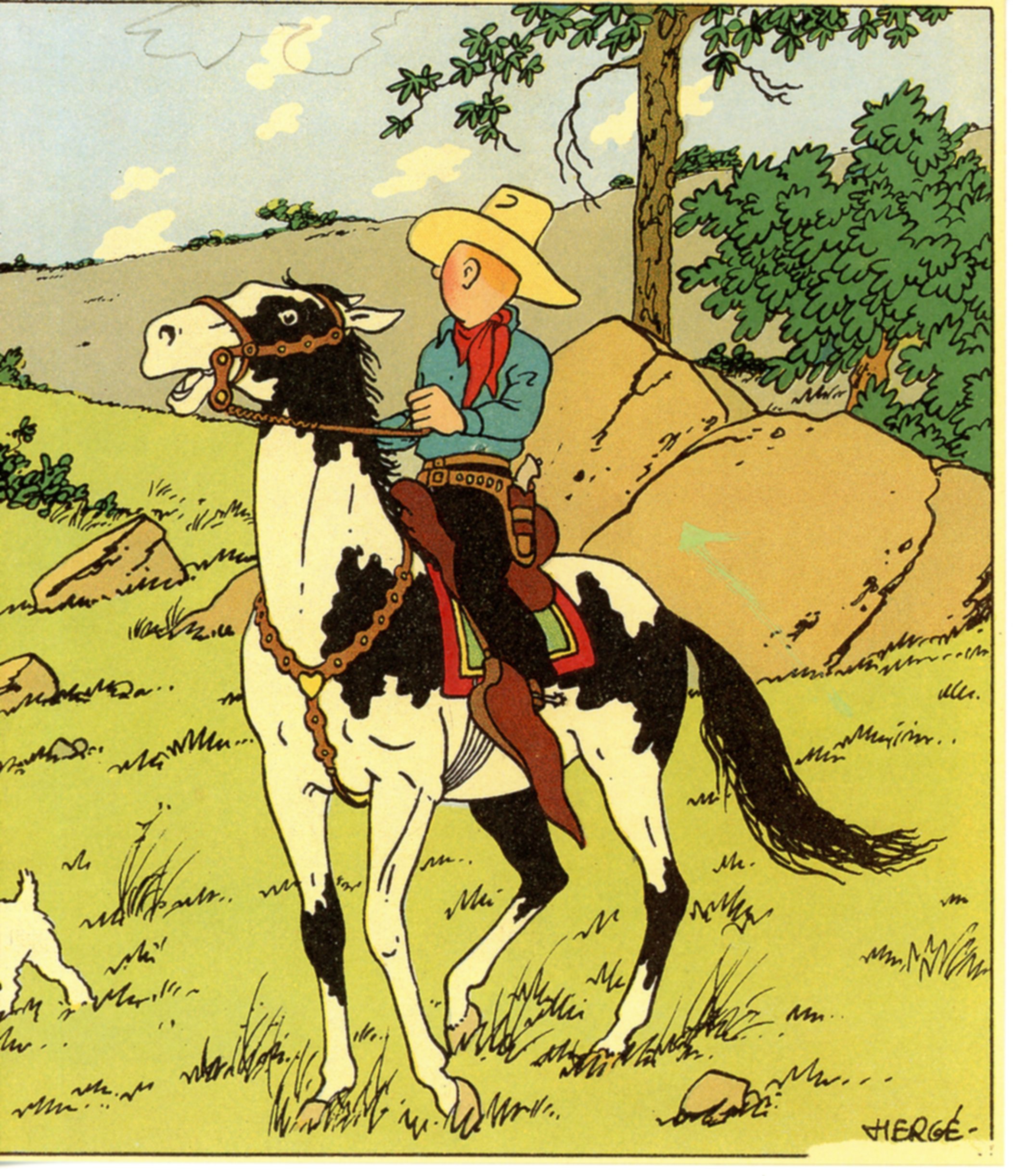 FAC-SIMILÉ-PUZZLE-TINTIN-EN-AMERIQUE-1943-LEMASTERBROCKERS