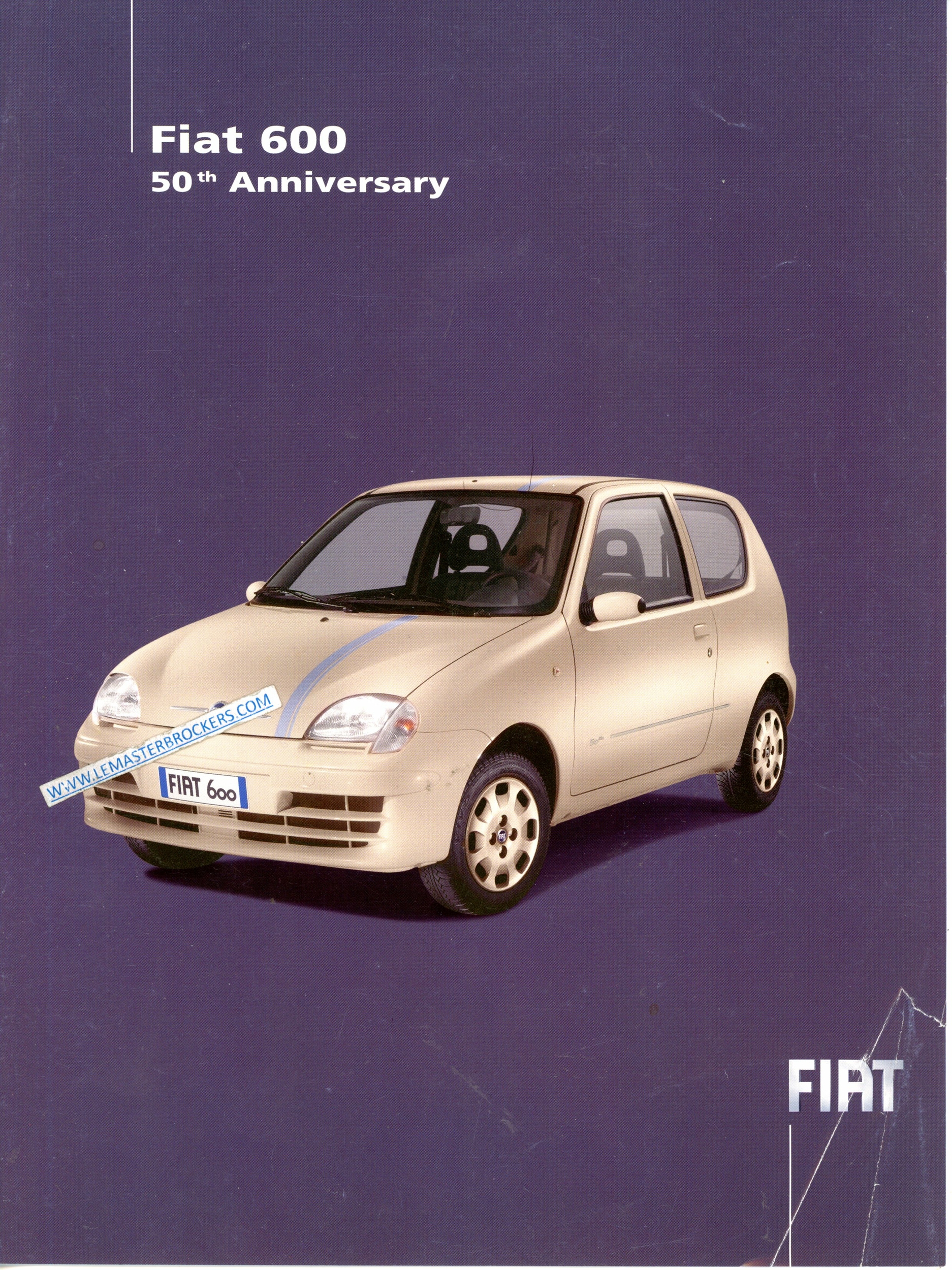 BROCHURE FIAT 600 50th ANNIVERSARY DE 2005