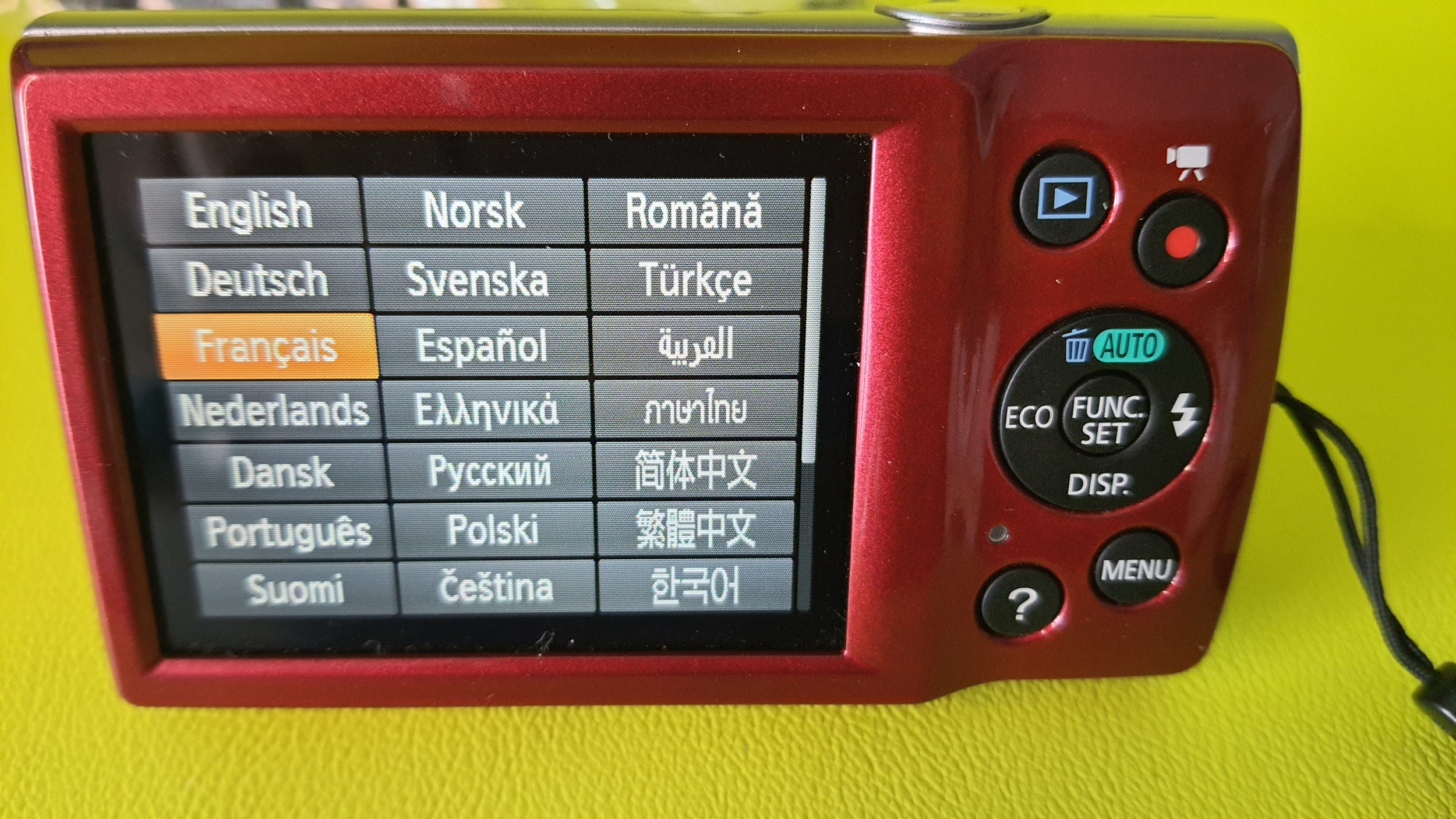 CANON IXUS 145 ROUGE
