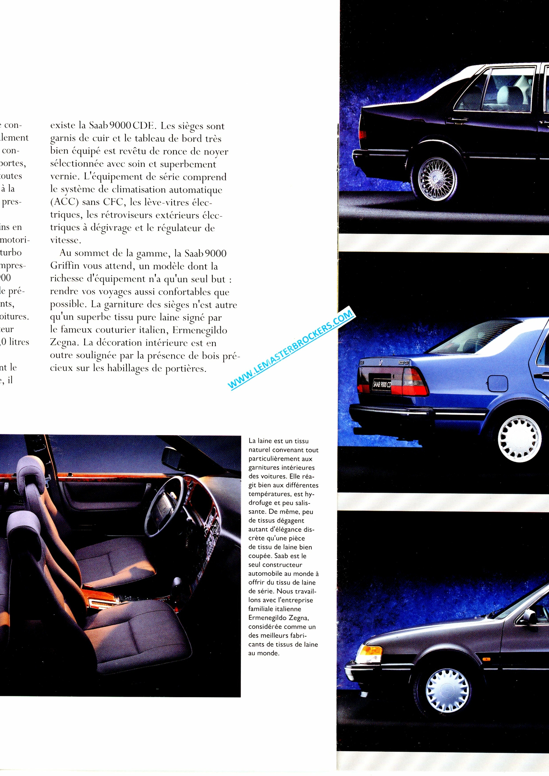 BROCHURE SAAB 9000CD