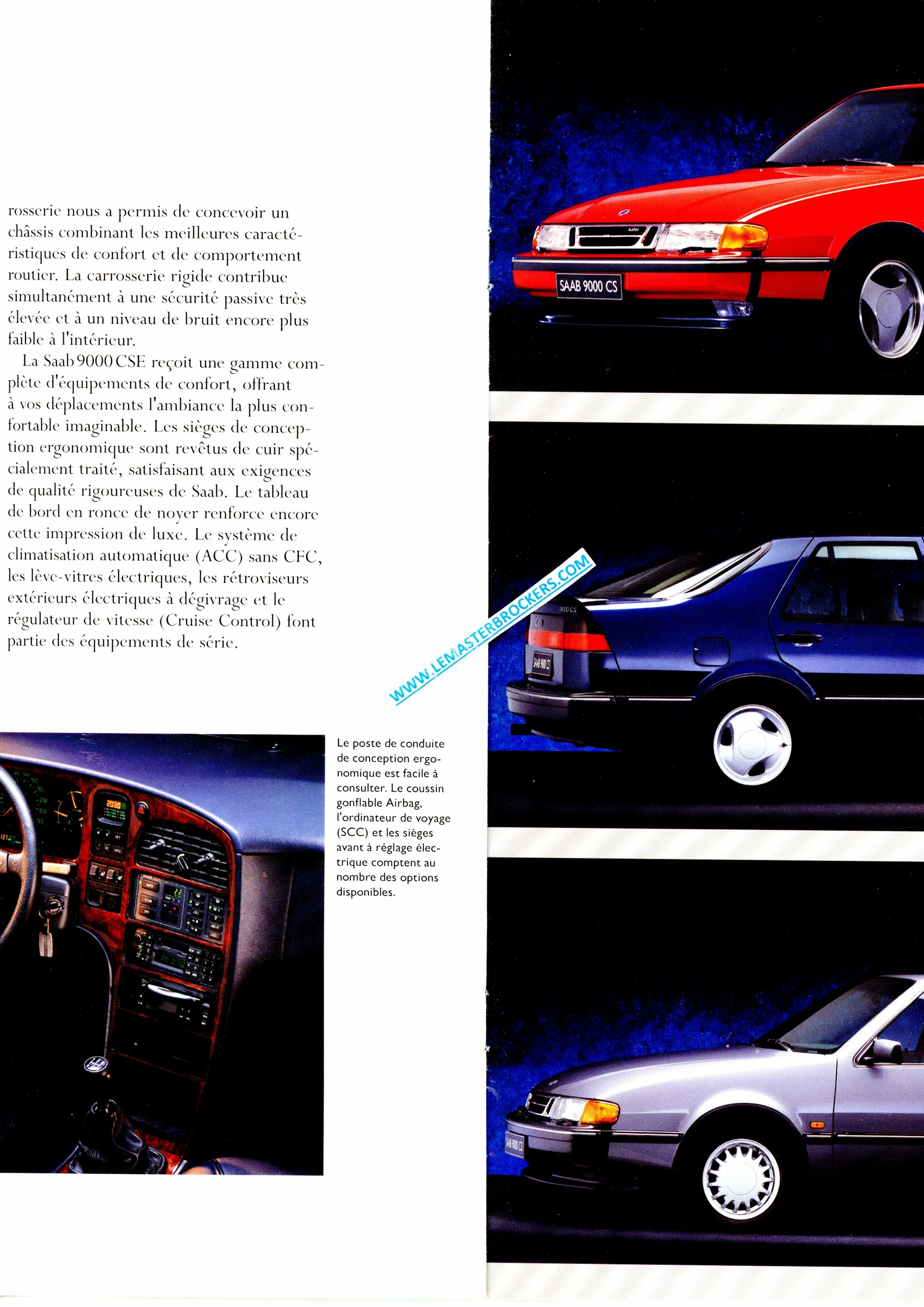 BROCHURE SAAB 9000CS lemasterbrockers