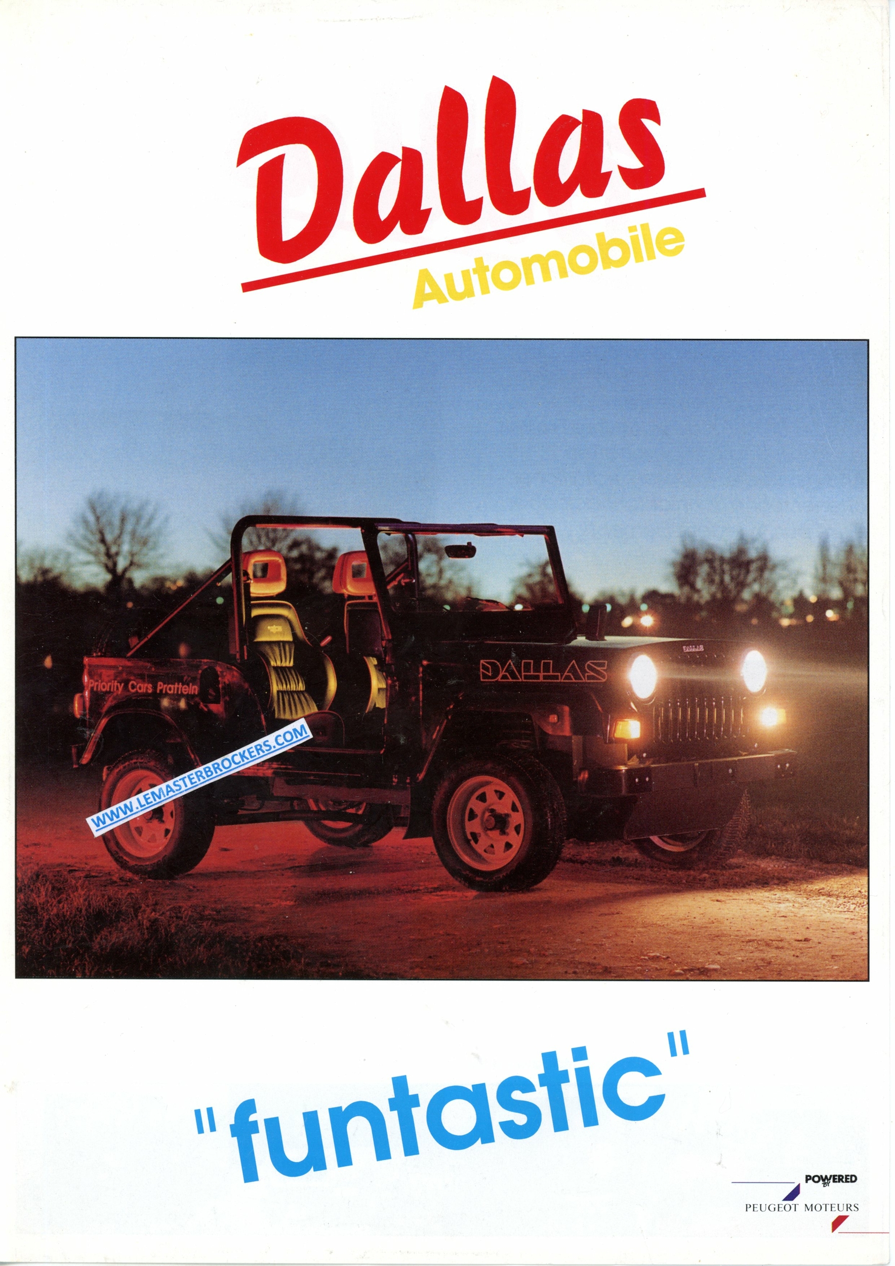 BROCHURE DALLAS AUTOMOBILES FUNTASTIC