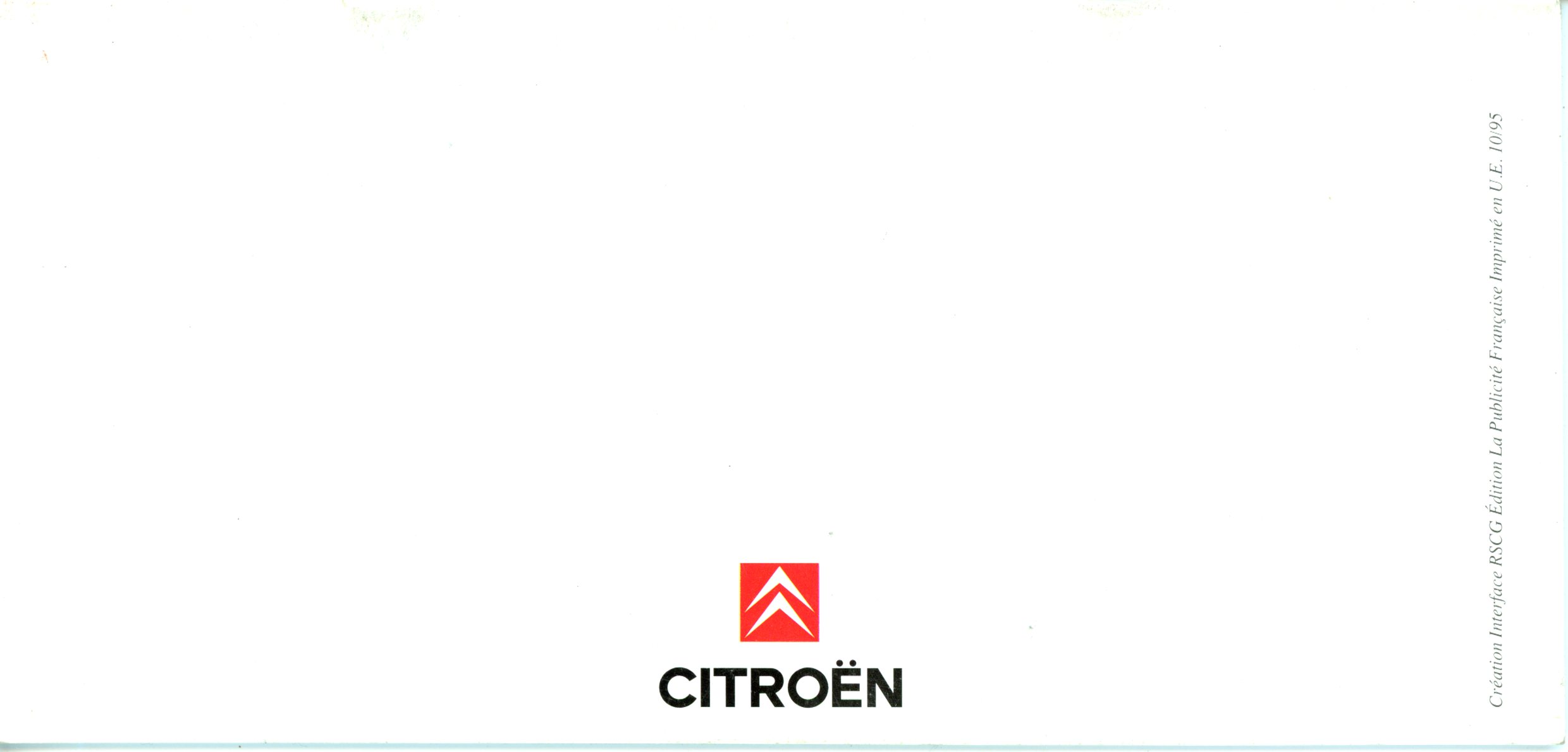 BROCHURE CITROEN 1996