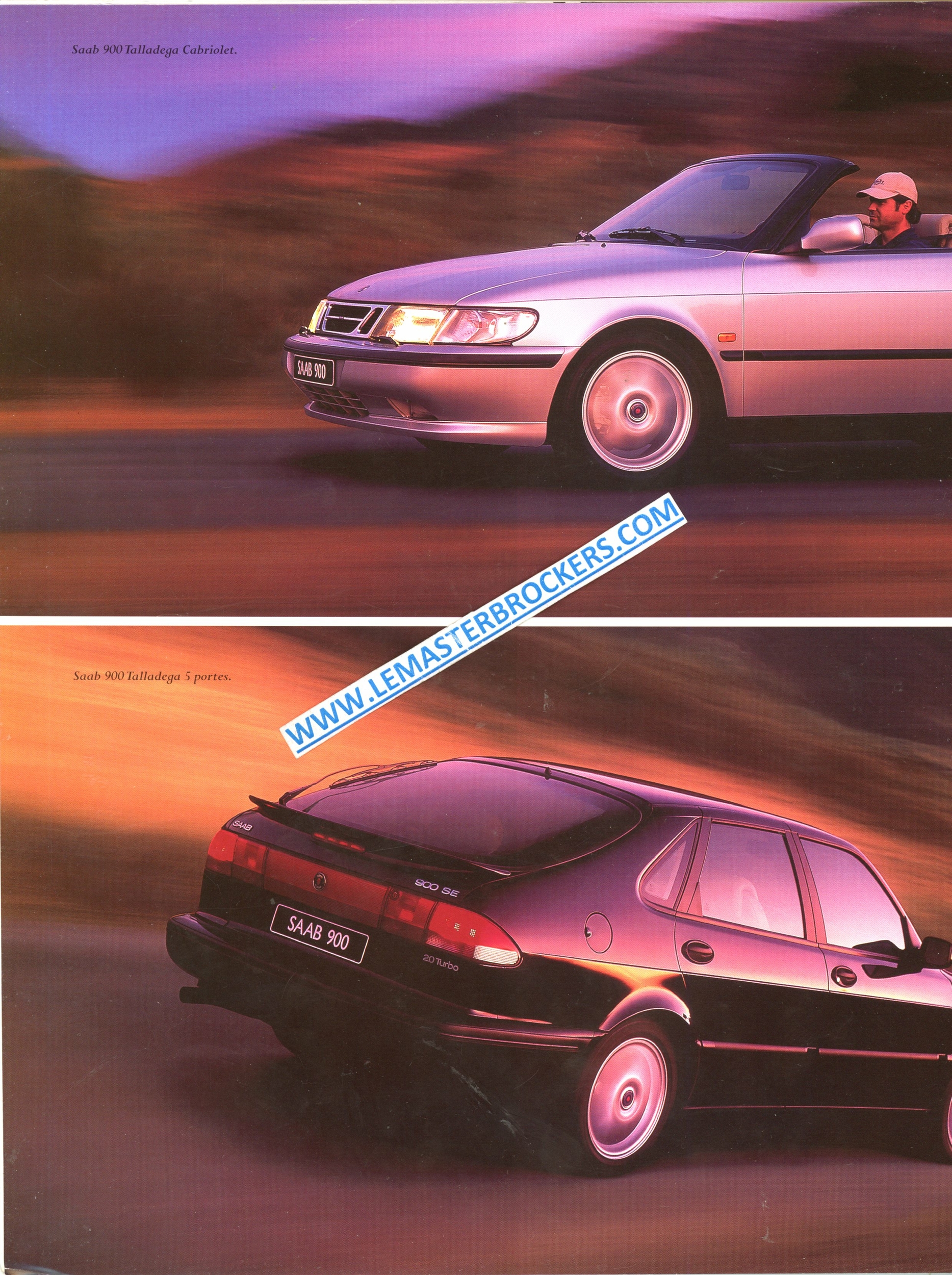 BROCHURE SAAB 900 TALLADEGA 1997