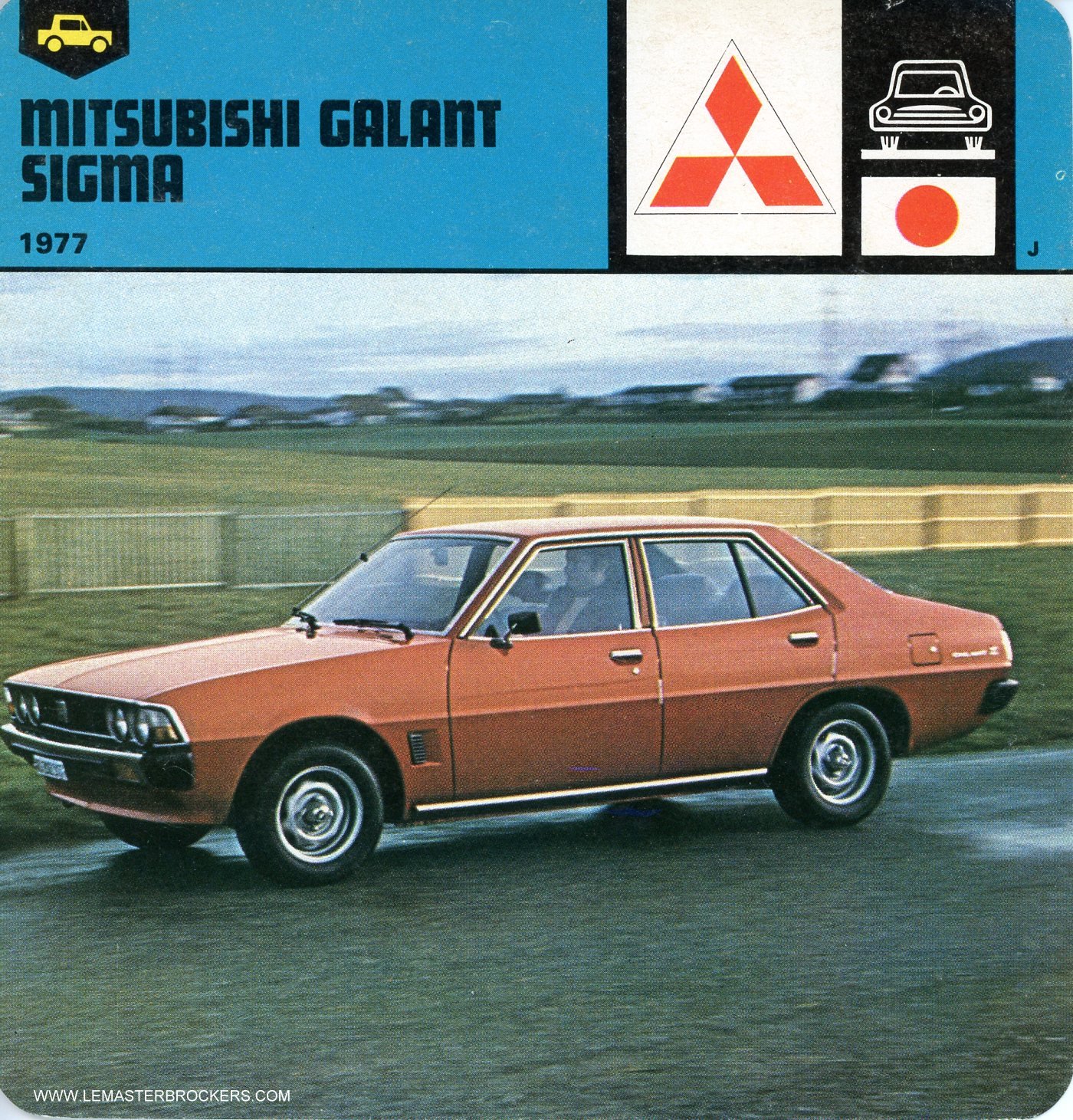FICHE AUTO MITSUBISHI GALANT SIGMA 1977