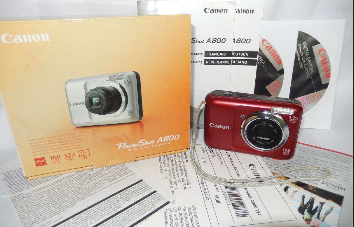 canon powershot a800 digital camera vintage