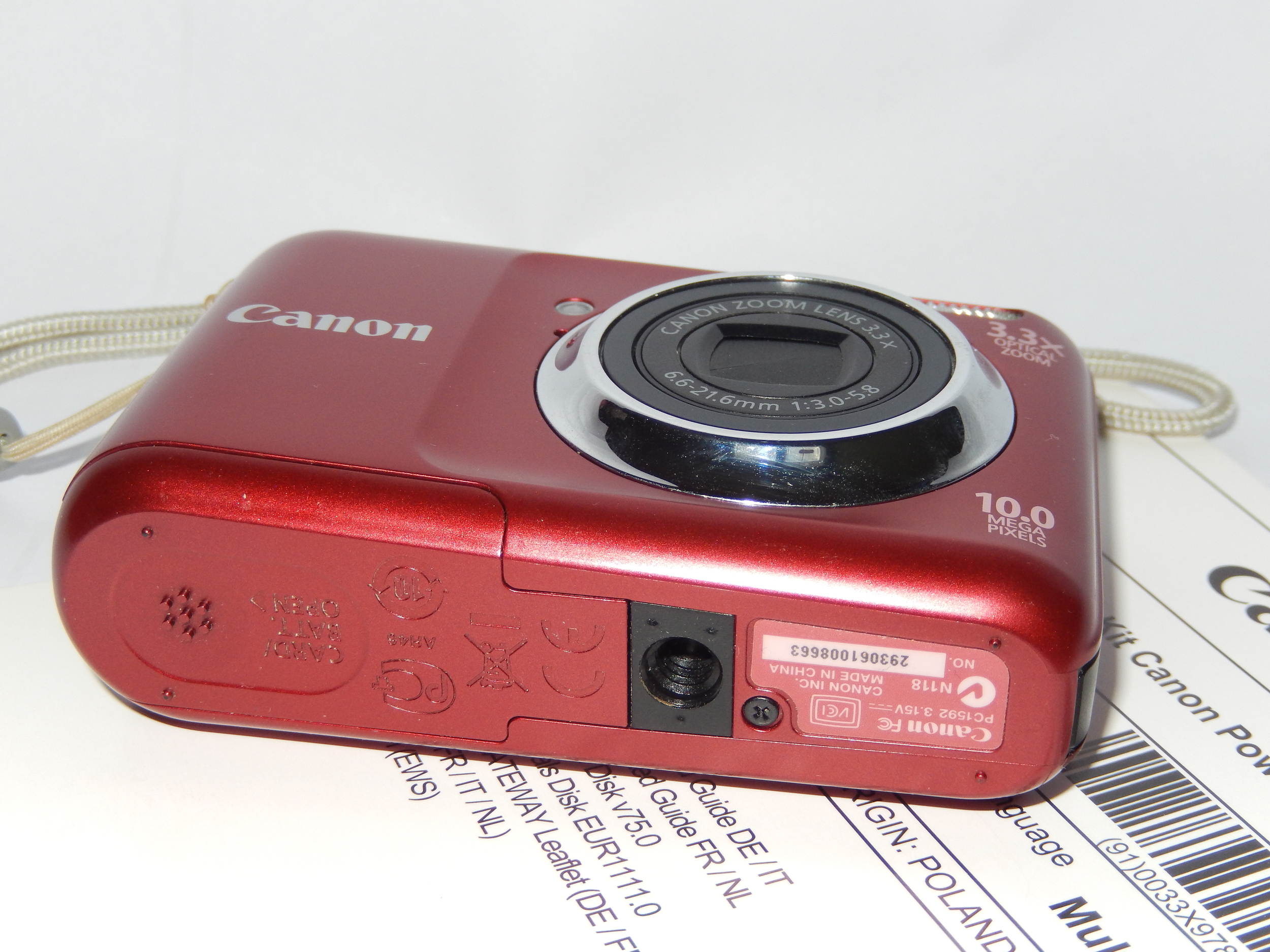 Canon PowerShot A800 10MP – Appareil Photo Compact à Piles – Occasion Fonctionnel