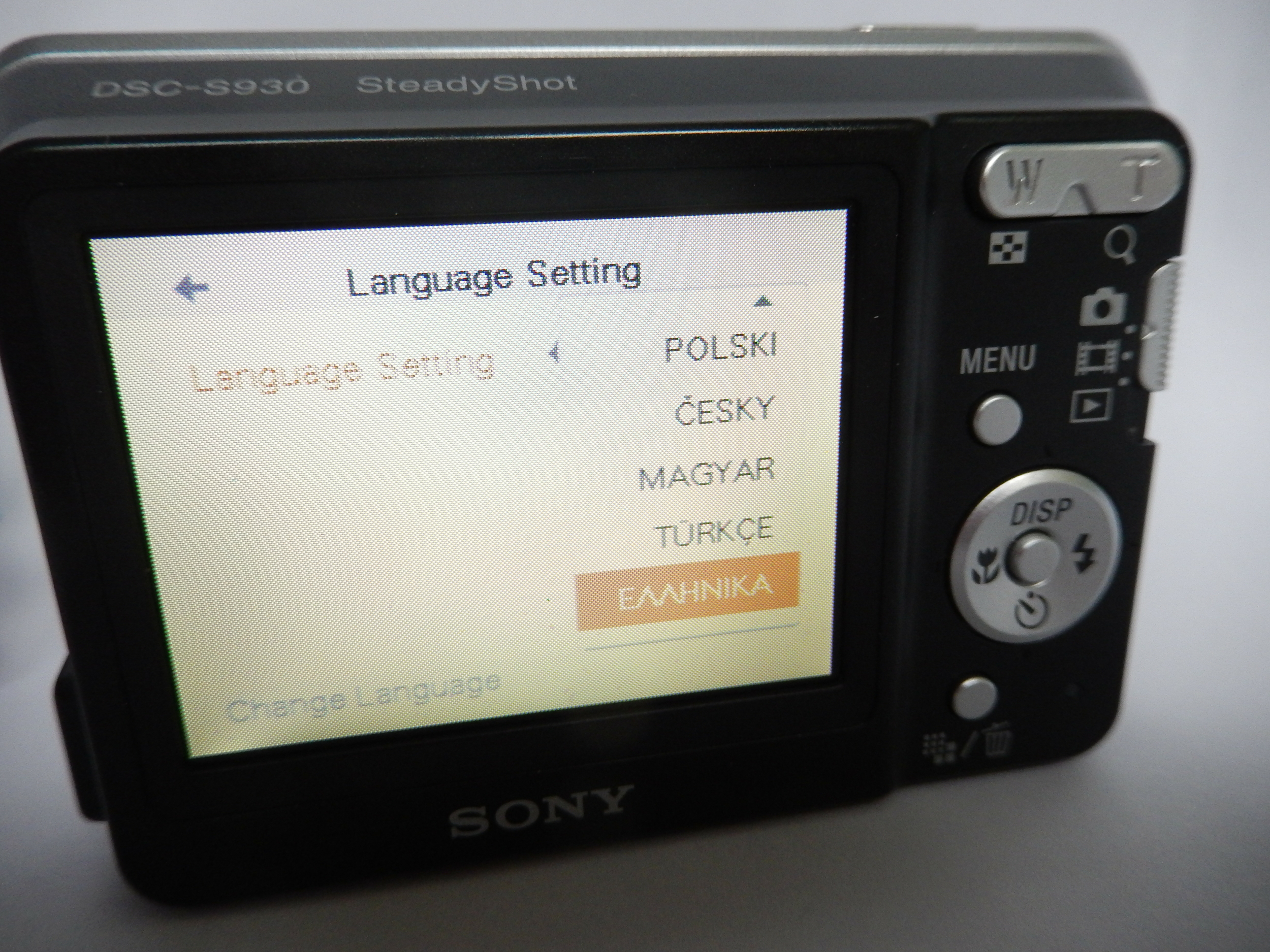 Sony Cybershot DSC S930