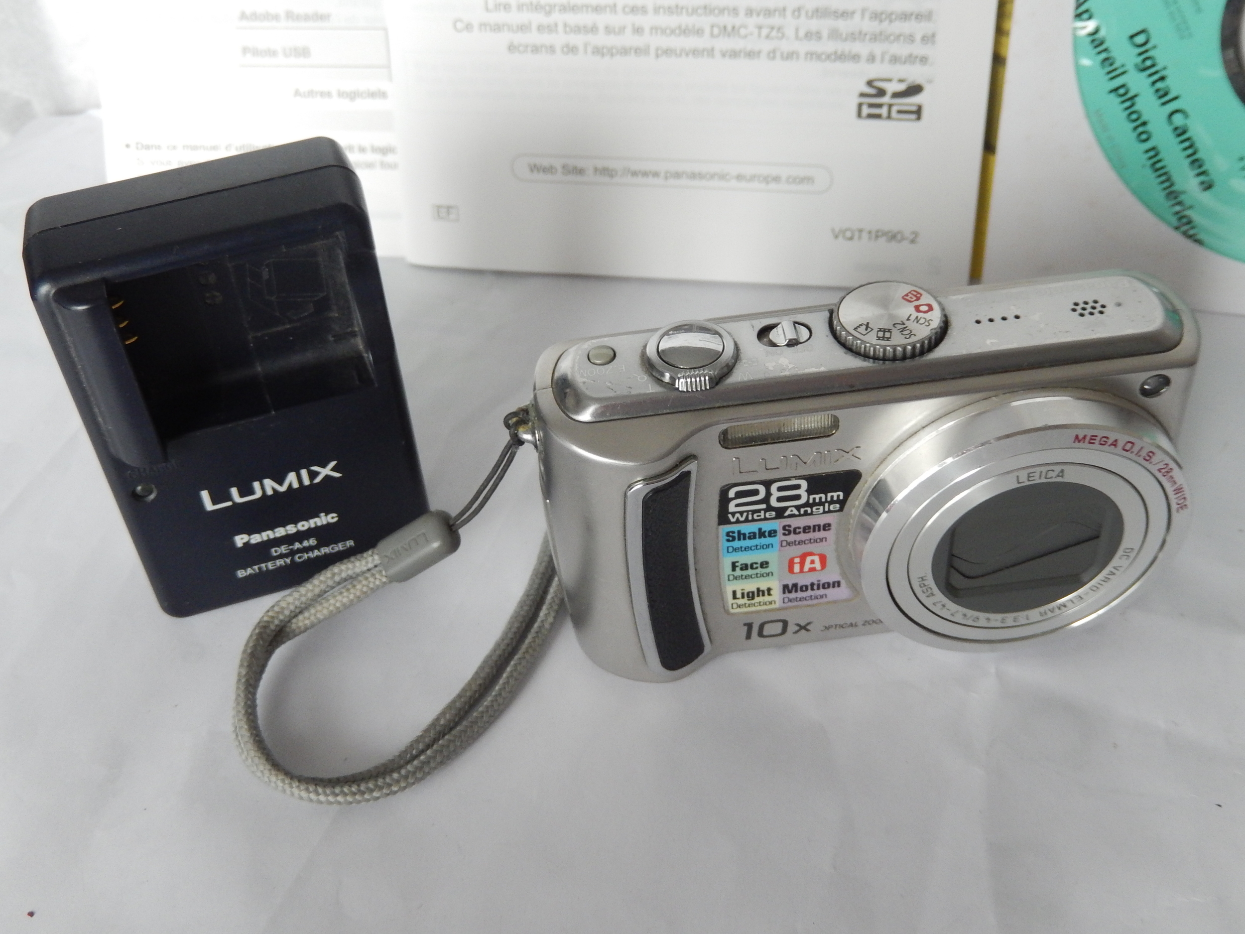 PANASONIC LUMIX TZ5 APPAREIL PHOTO VINTAGE