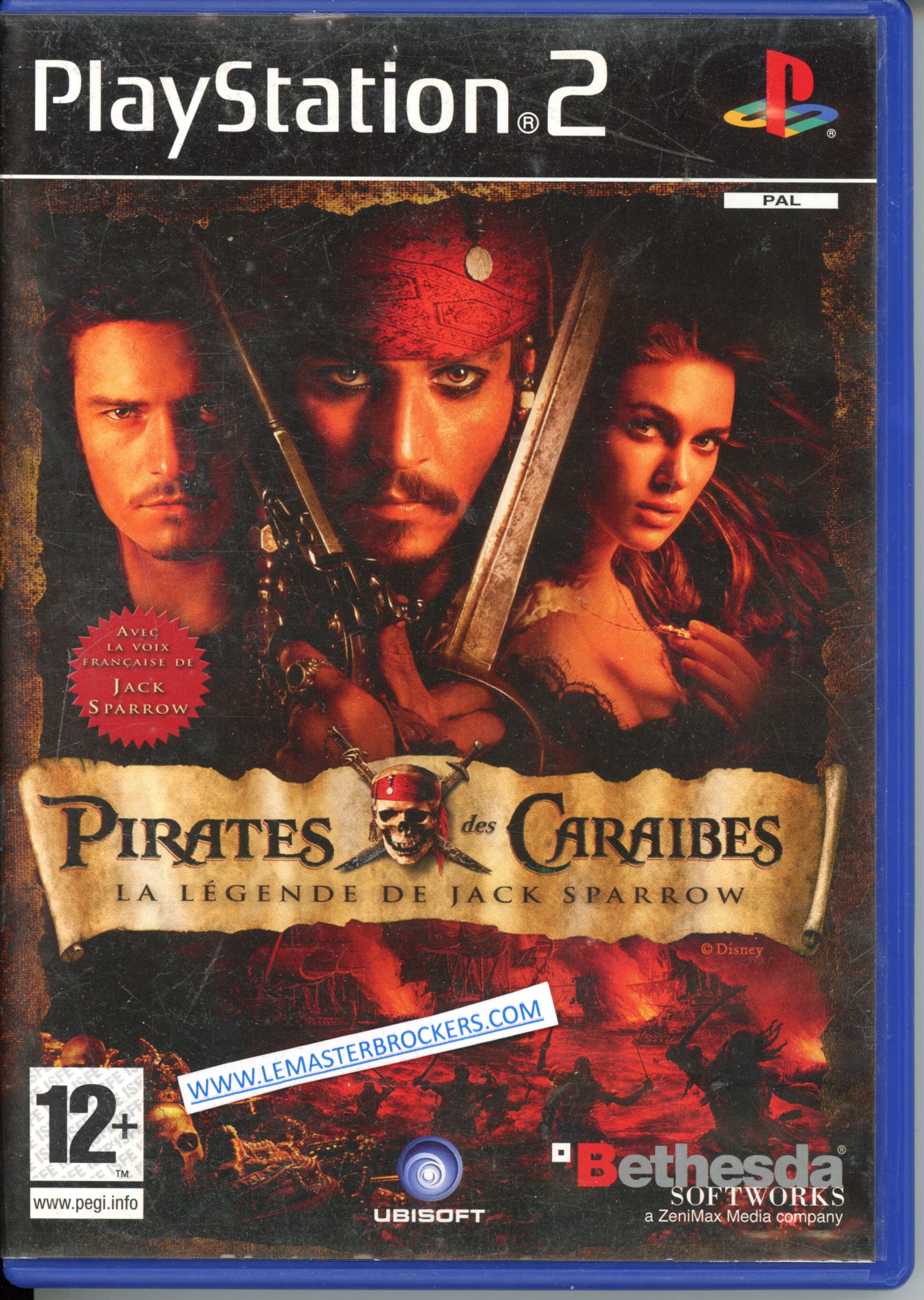 PIRATES DES CARAÏBES JACK SPARROW - PLAYSTATION 2
