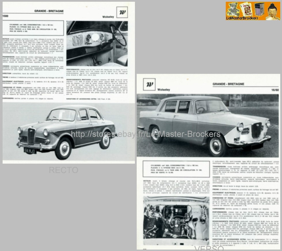 WOSLELEY-1500-FICHE-AUTO-1960