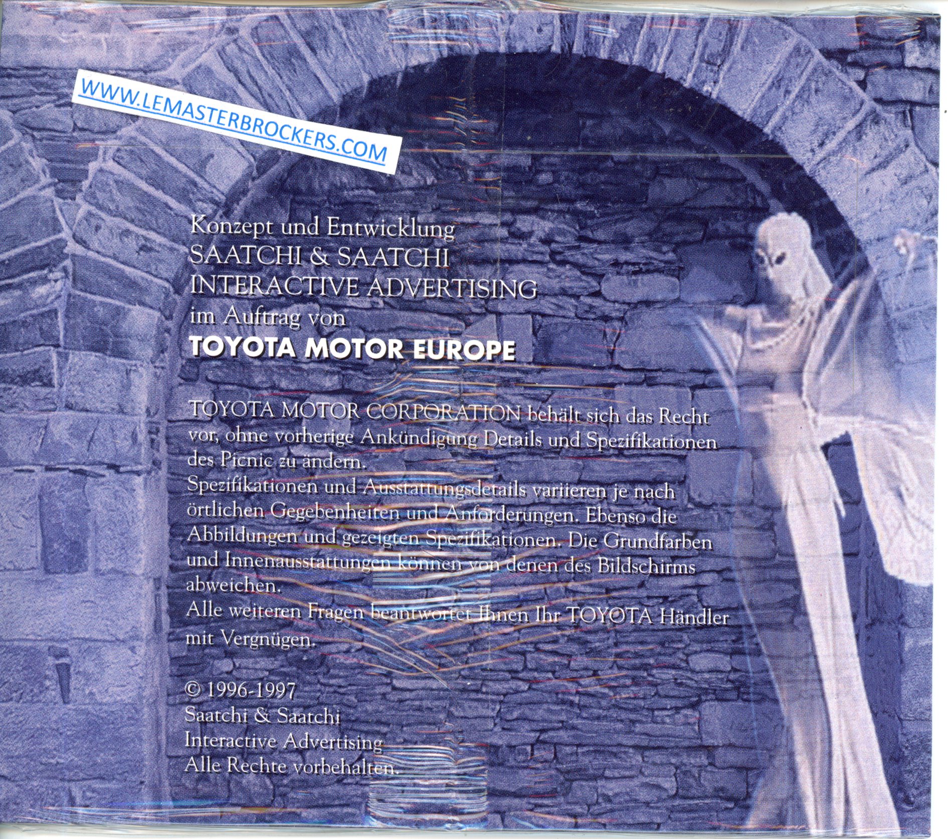 TOYOTA PICNIC CD-ROM 1996