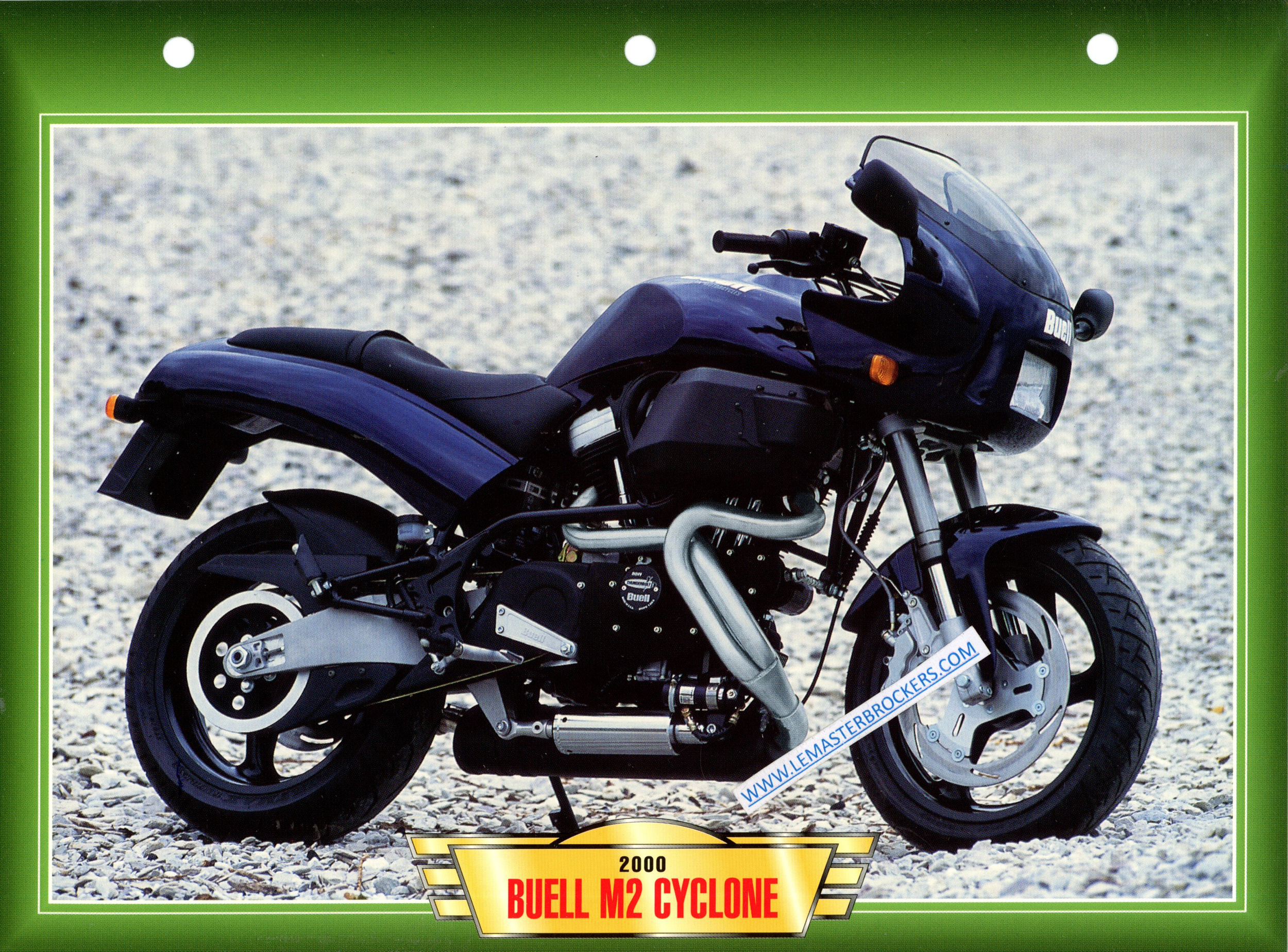 FICHE MOTO BUELL M2 CYCLONE 2000