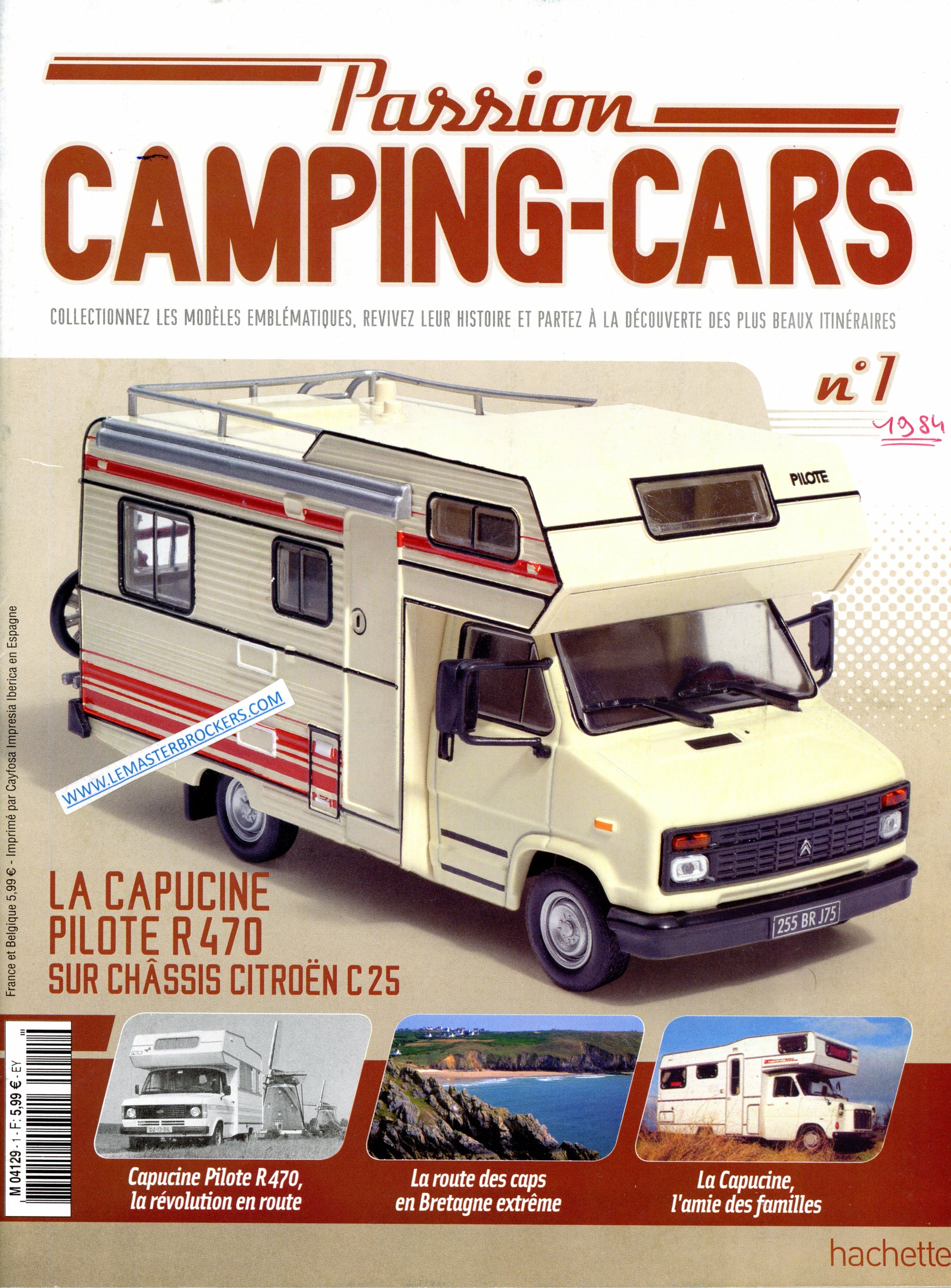 PILOTE R470 SUR C25 1984 PASSION CAMPING CARS N°1