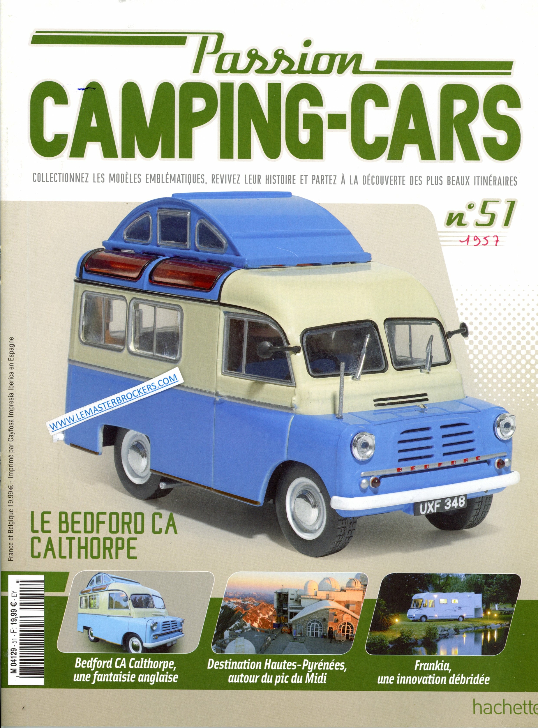 BEOFORD CA CALTHORPE 1957 CAMPING-CARS