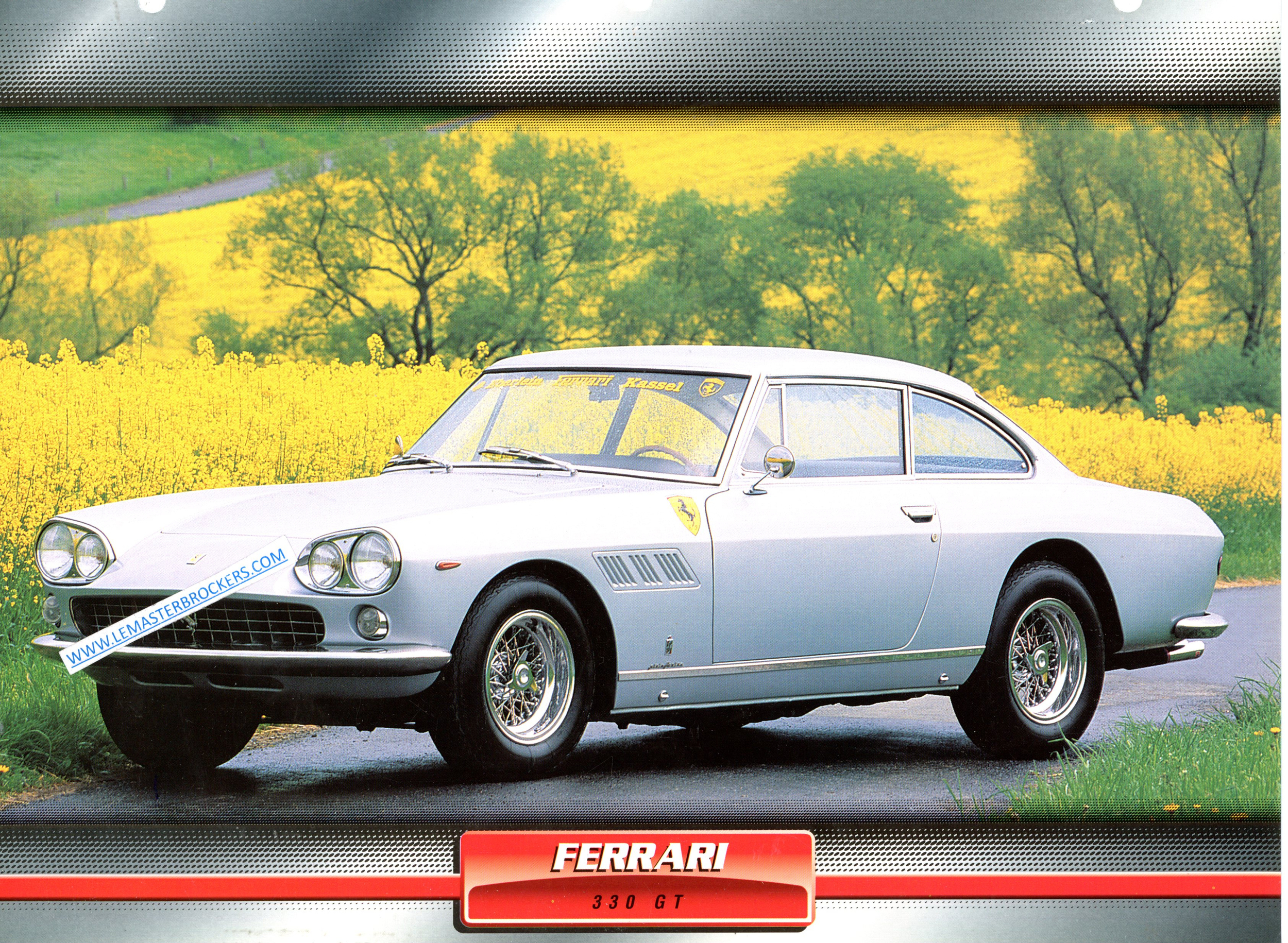 FICHE FERRARI 330 GT 1963