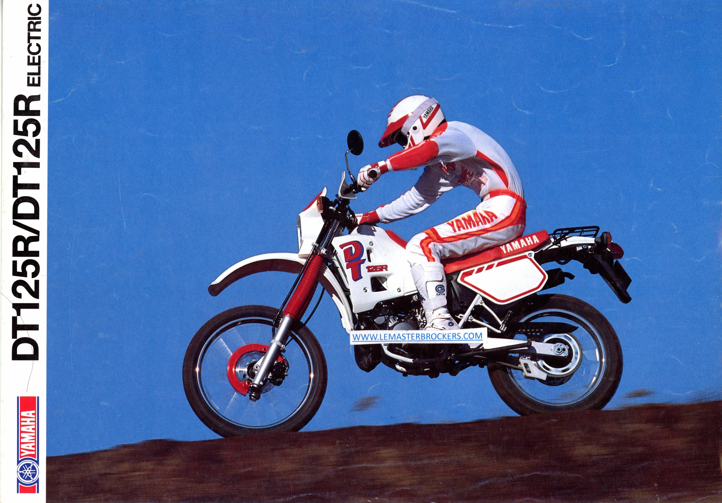 YAMAHA DT125R BROCHURE MOTO DE 1989