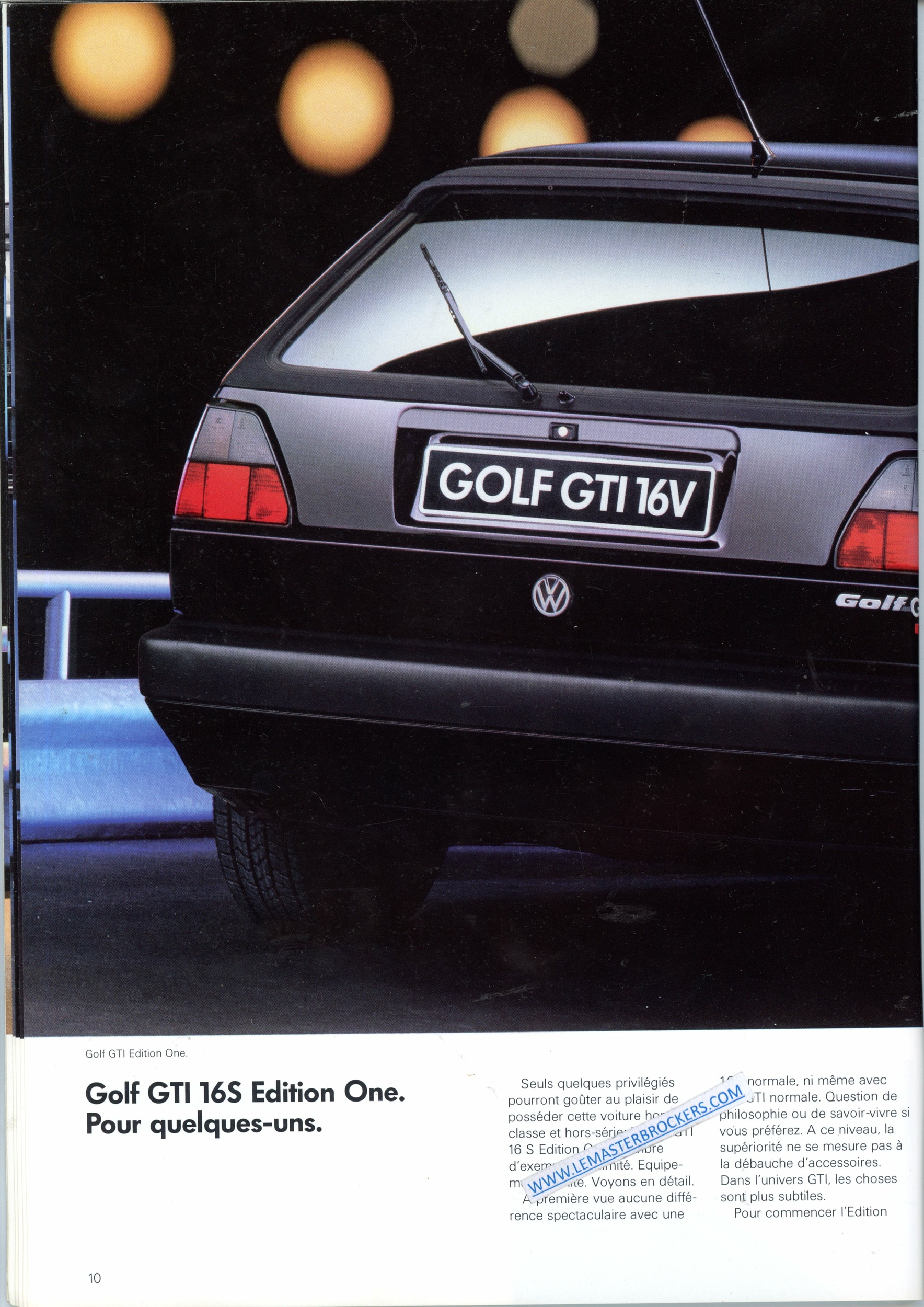 CATALOGUE GOLF GTI 16S