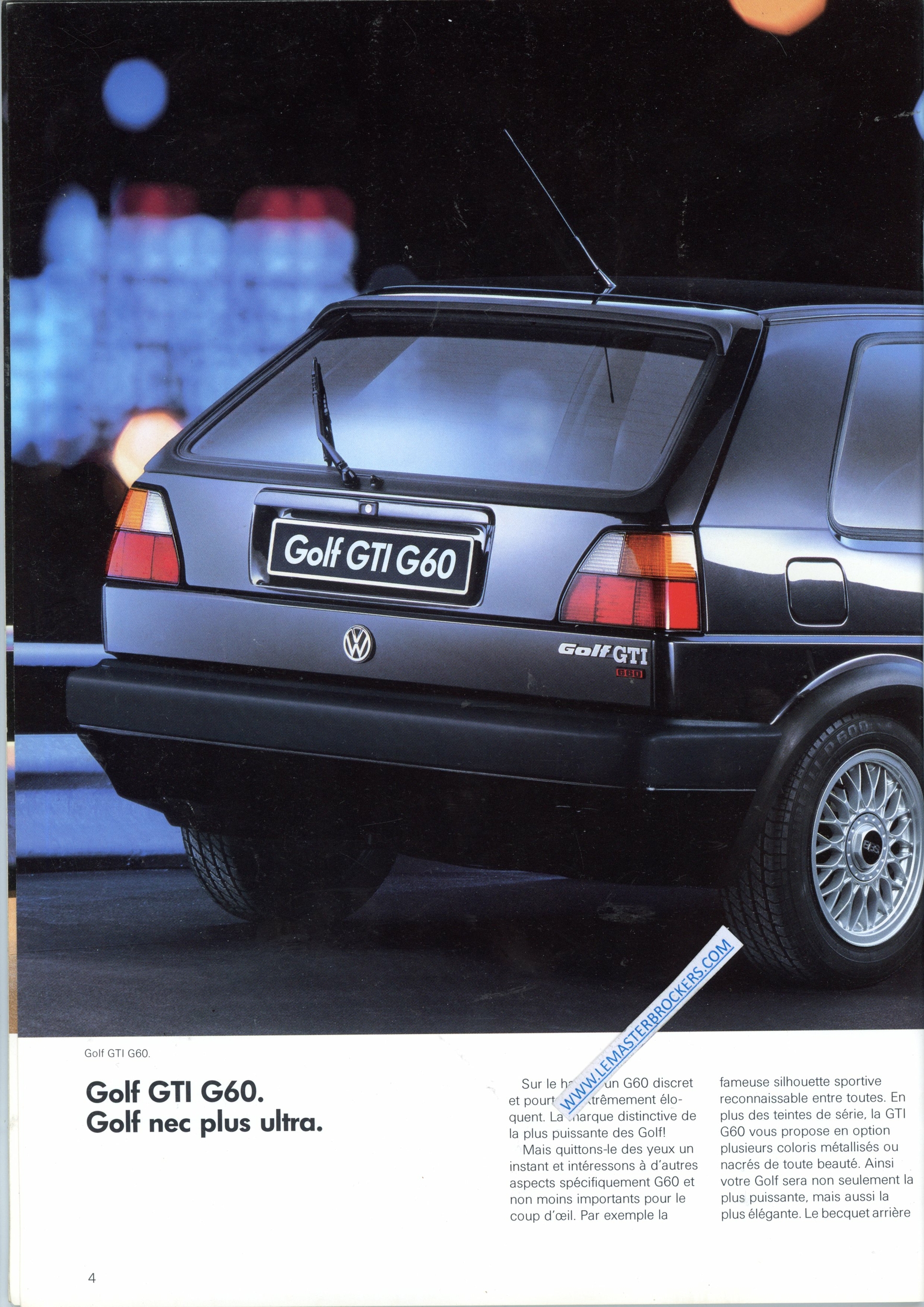 CATALOGUE GOLF GTI 16S EDITION ONE