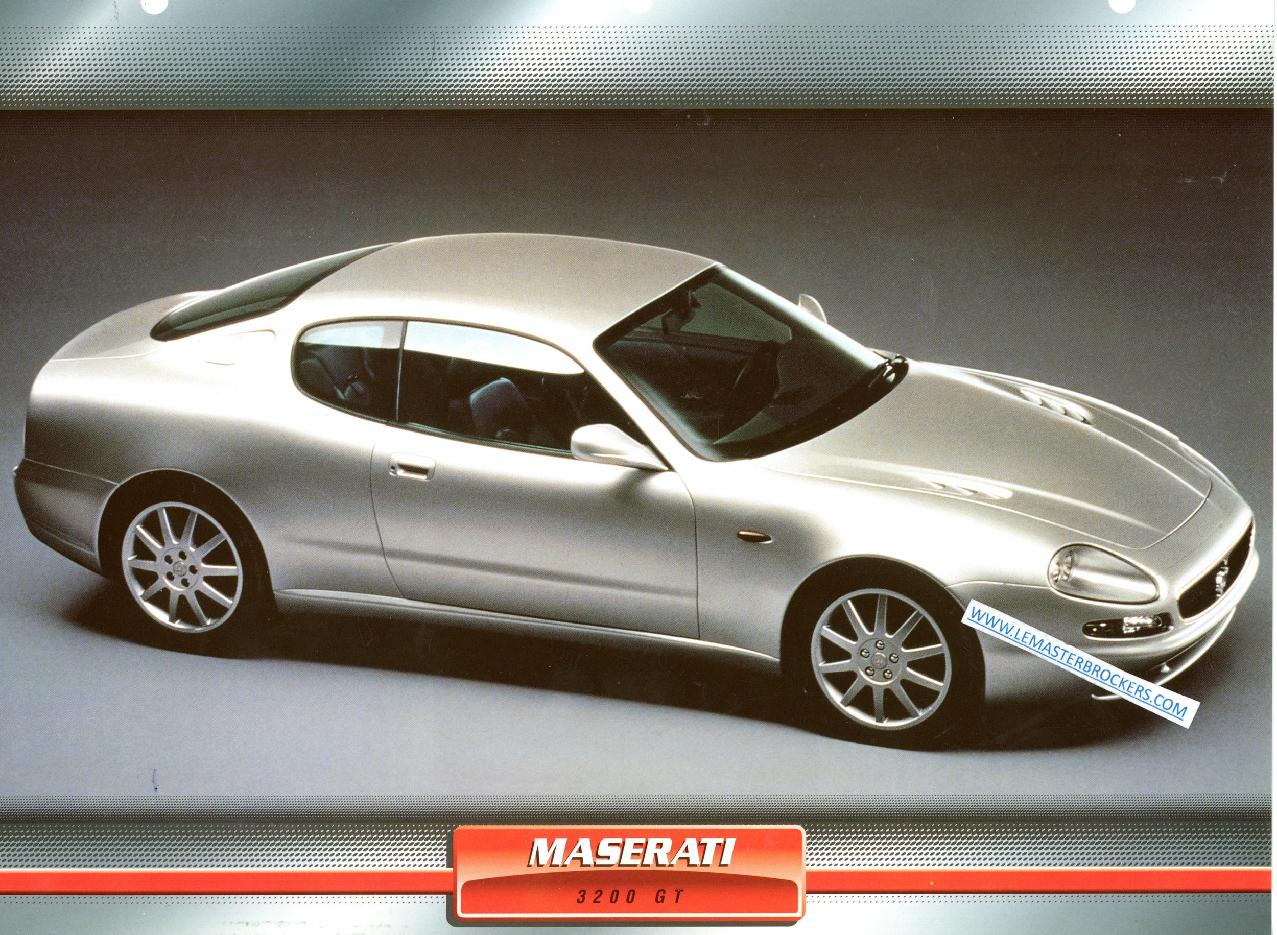 FICHE MASERATI 3200 GT VOITURE DE SPORT 1998