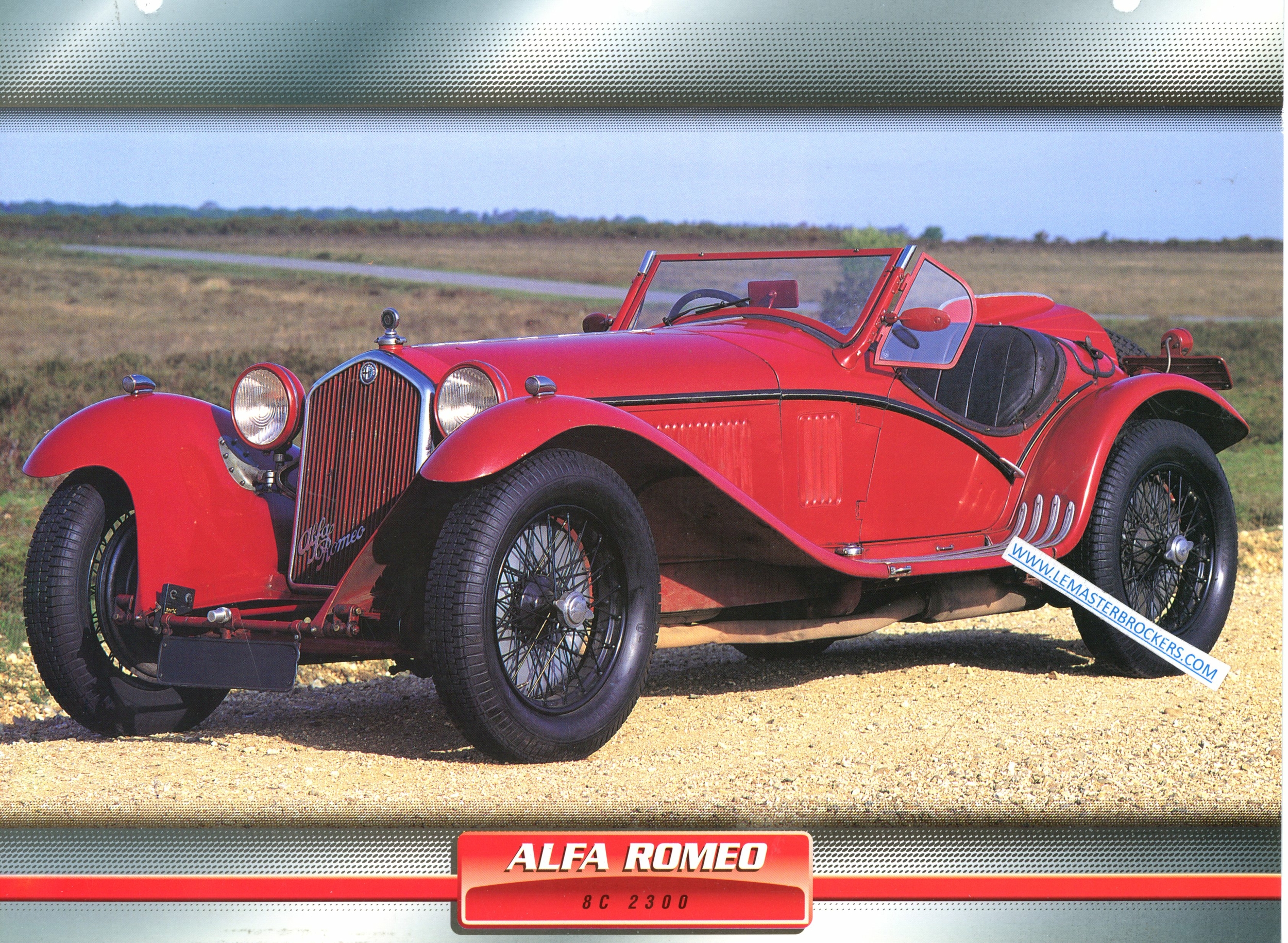 ALFA ROMEO 8C 2300 1931 FICHE AUTO