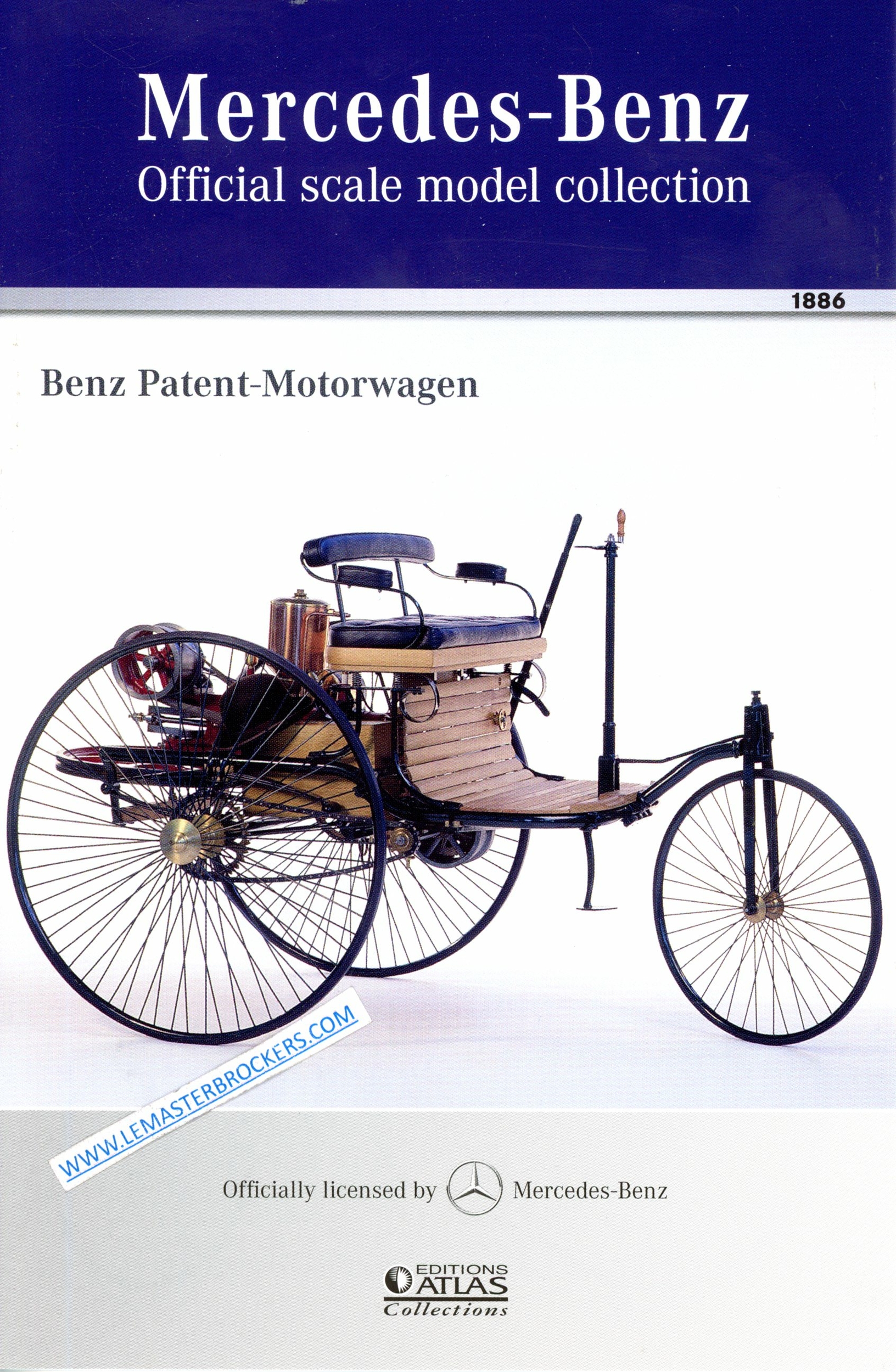 FASCICULE MERCEDES BENZ PATENT MOTORWAGEN 1886
